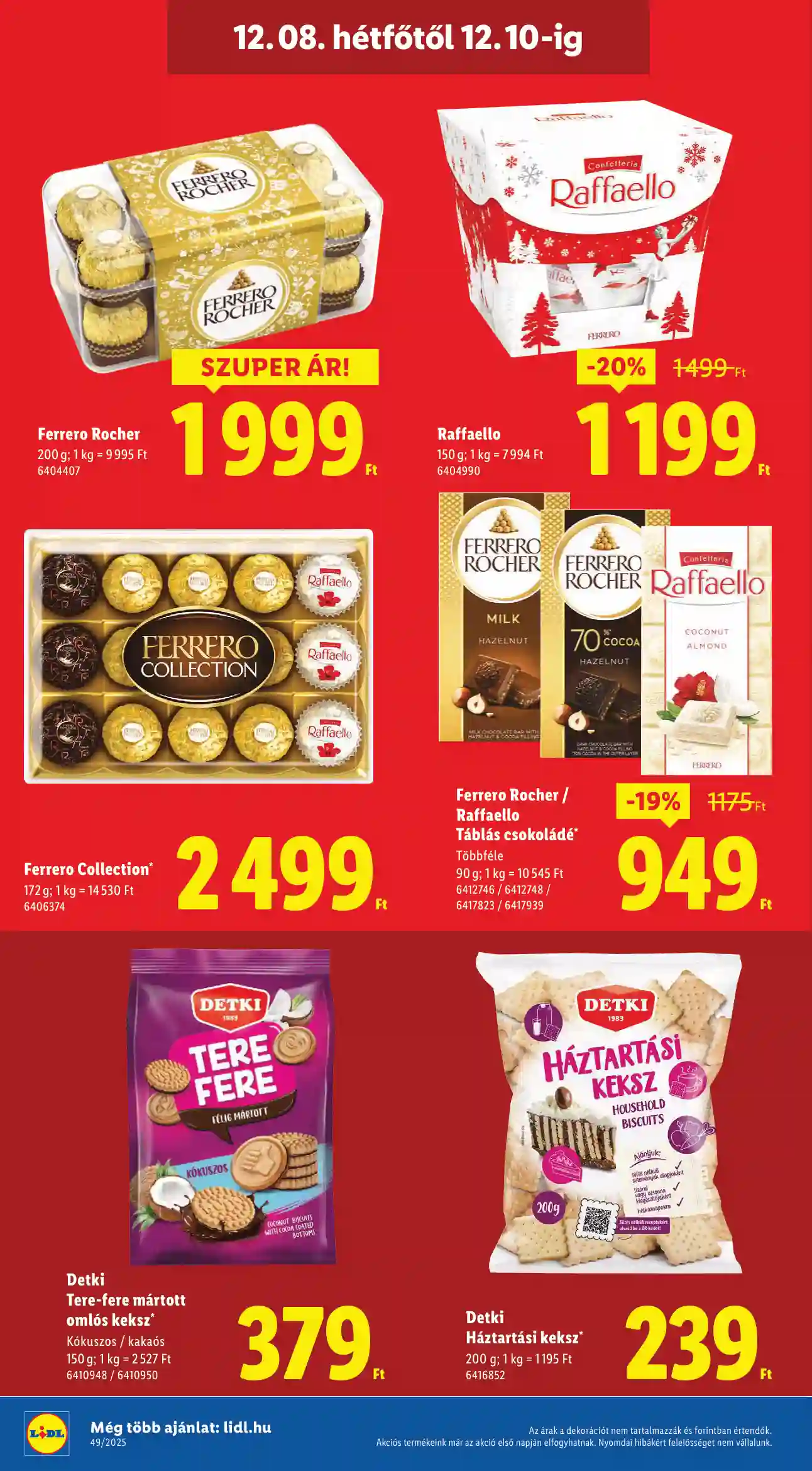 Lidl akciós újság 49. hét (Érvényes 12.04-től) (54 oldal)
