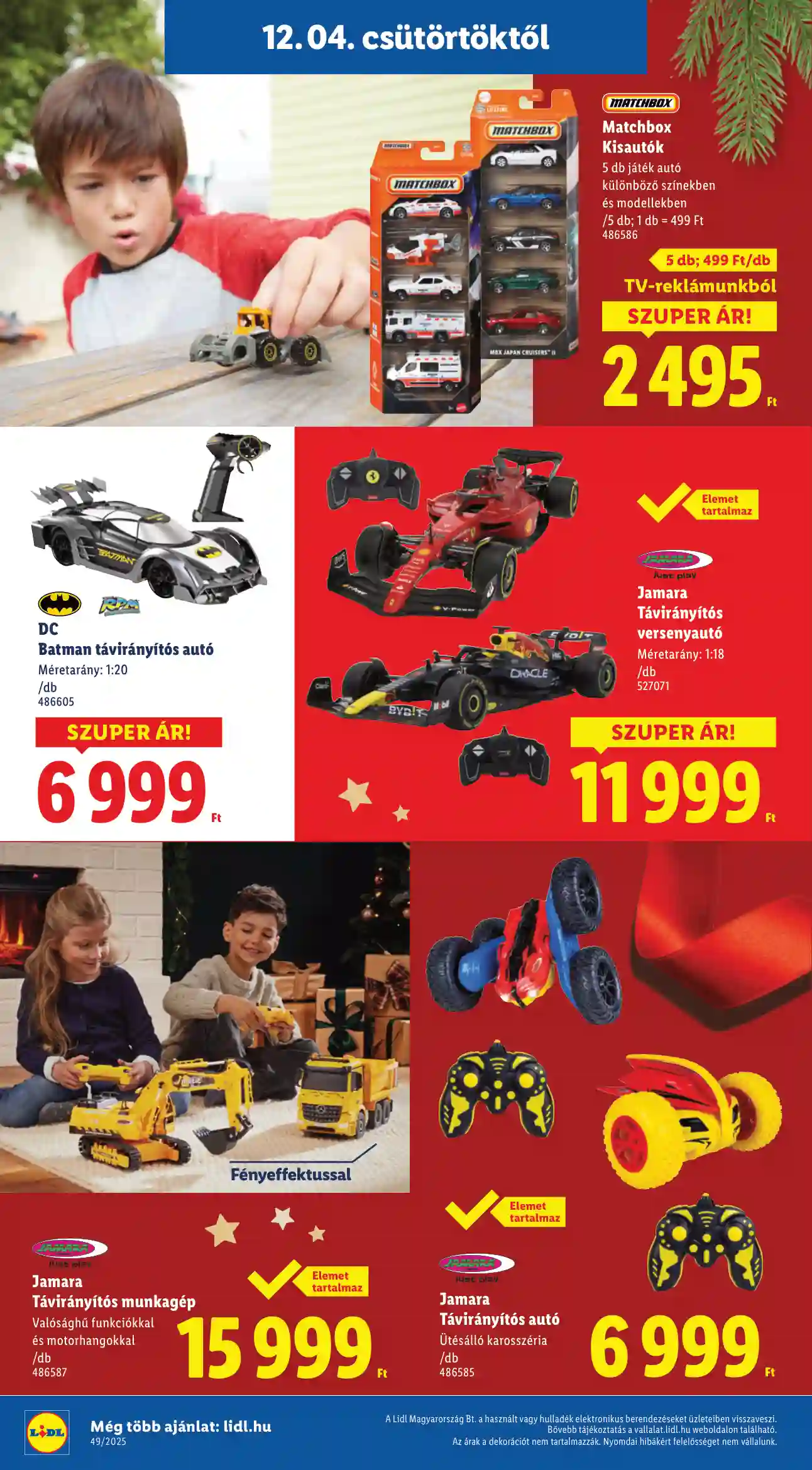 Lidl akciós újság 49. hét (Érvényes 12.04-től) (2 oldal)