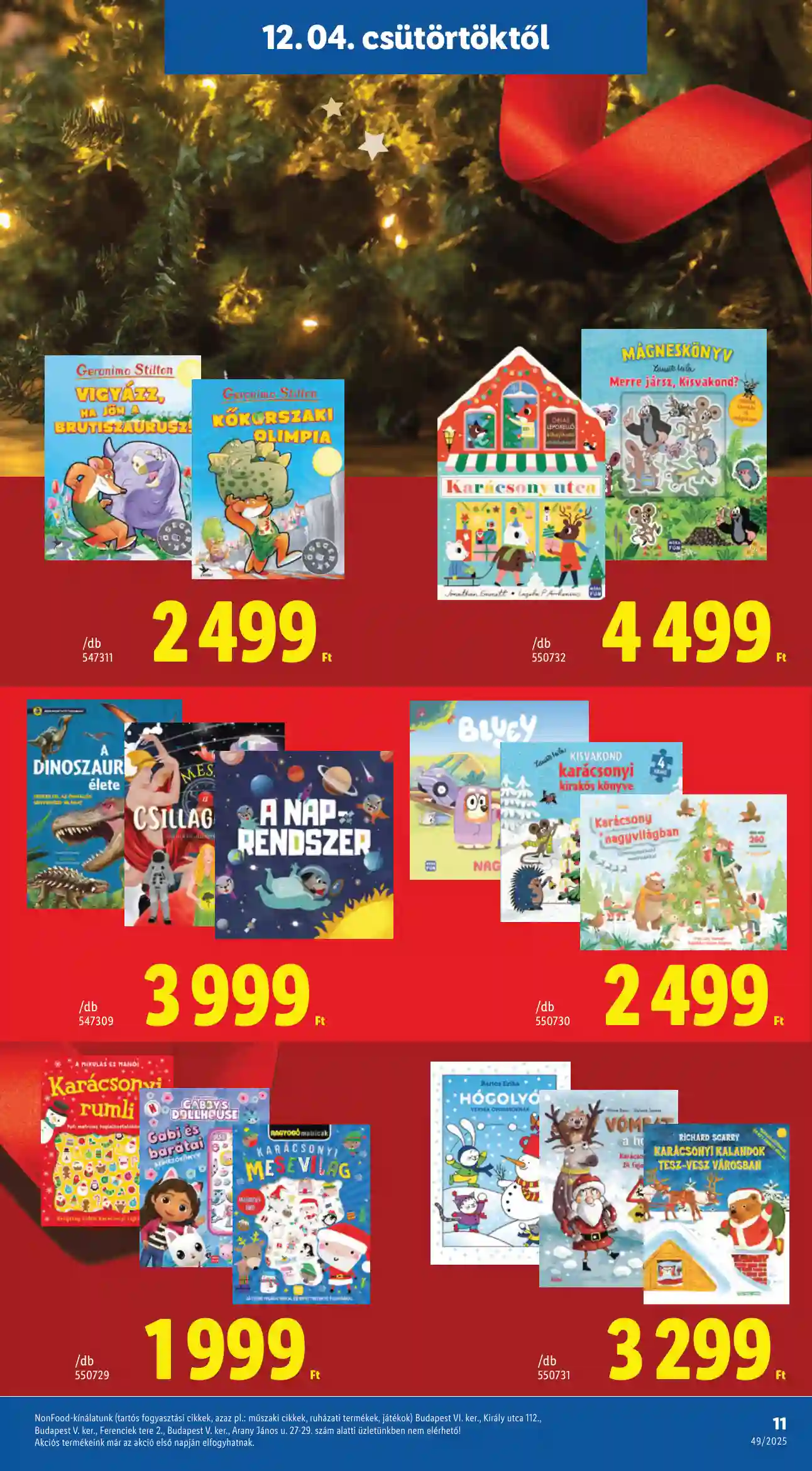 Lidl akciós újság 49. hét (Érvényes 12.04-től) (3 oldal)