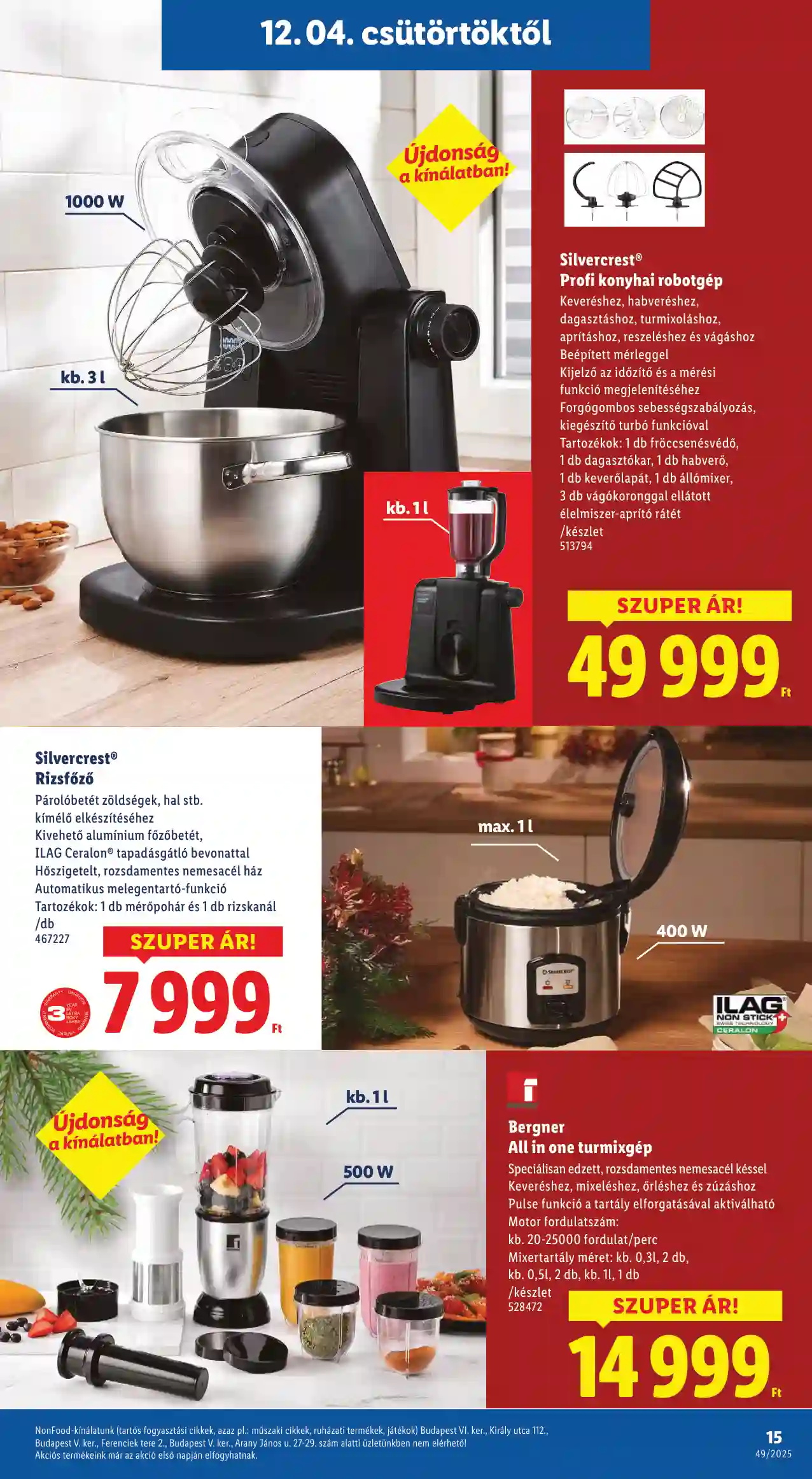 Lidl akciós újság 49. hét (Érvényes 12.04-től) (7 oldal)