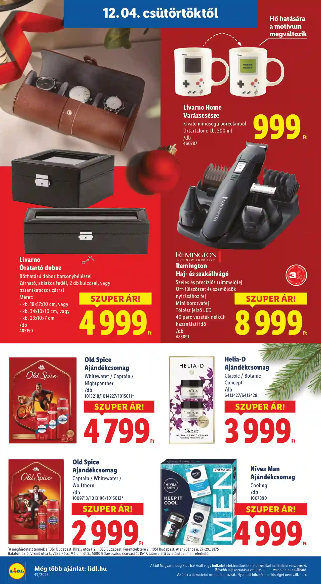 Lidl akciós újság 49. hét (Érvényes 12.04-től) (12 oldal)