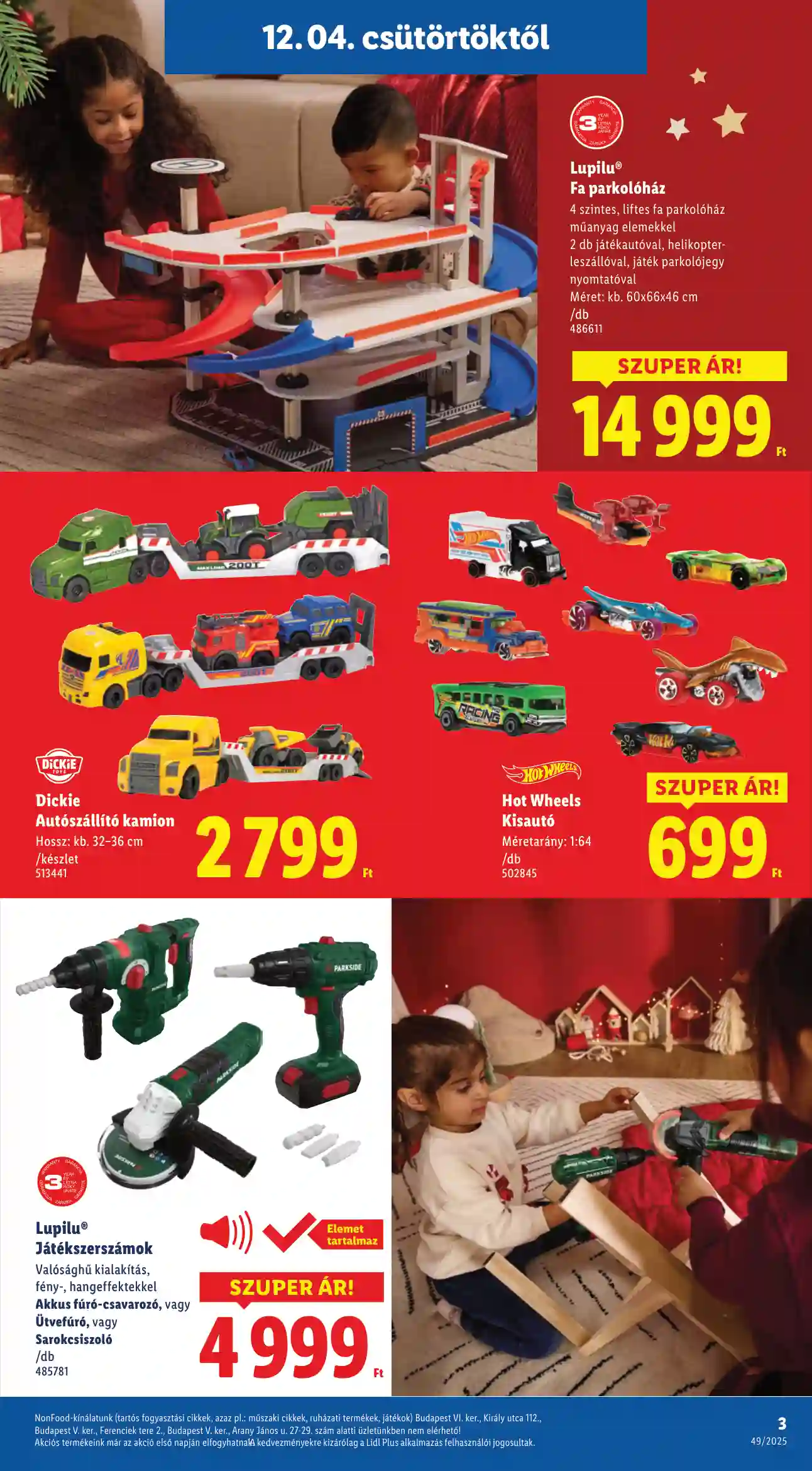 Lidl akciós újság 49. hét (Érvényes 12.04-től) (13 oldal)