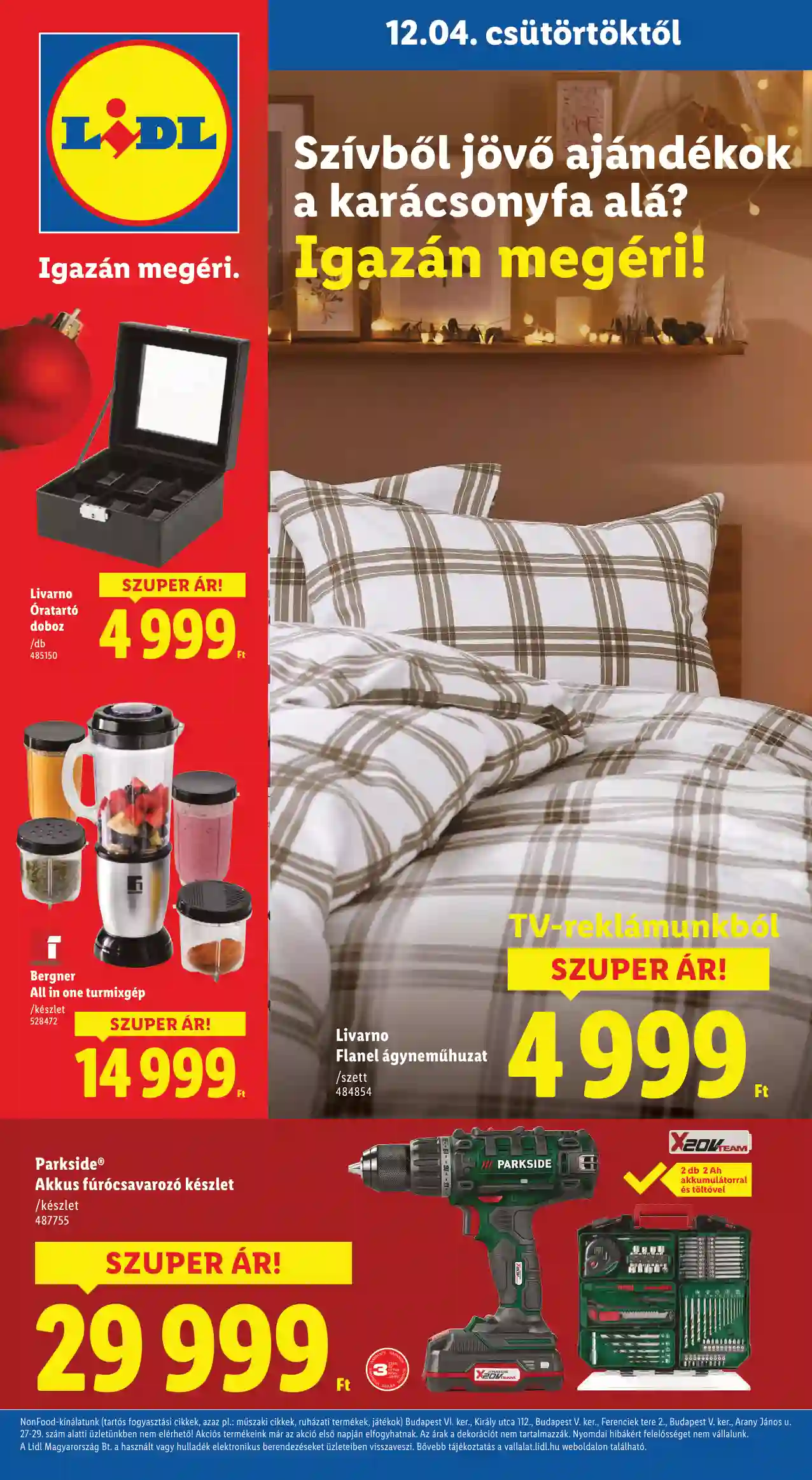 Lidl akciós újság 49. hét (Érvényes 12.04-től) (21 oldal)