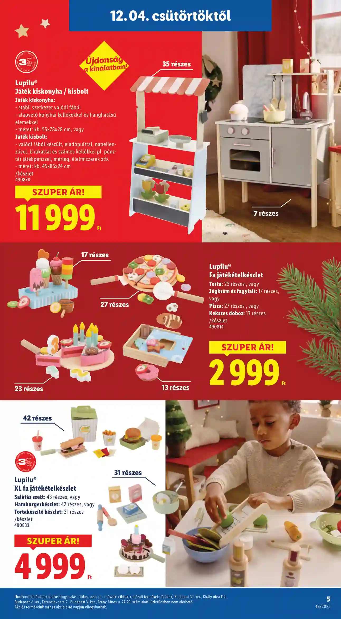 Lidl akciós újság 49. hét (Érvényes 12.04-től) (23 oldal)