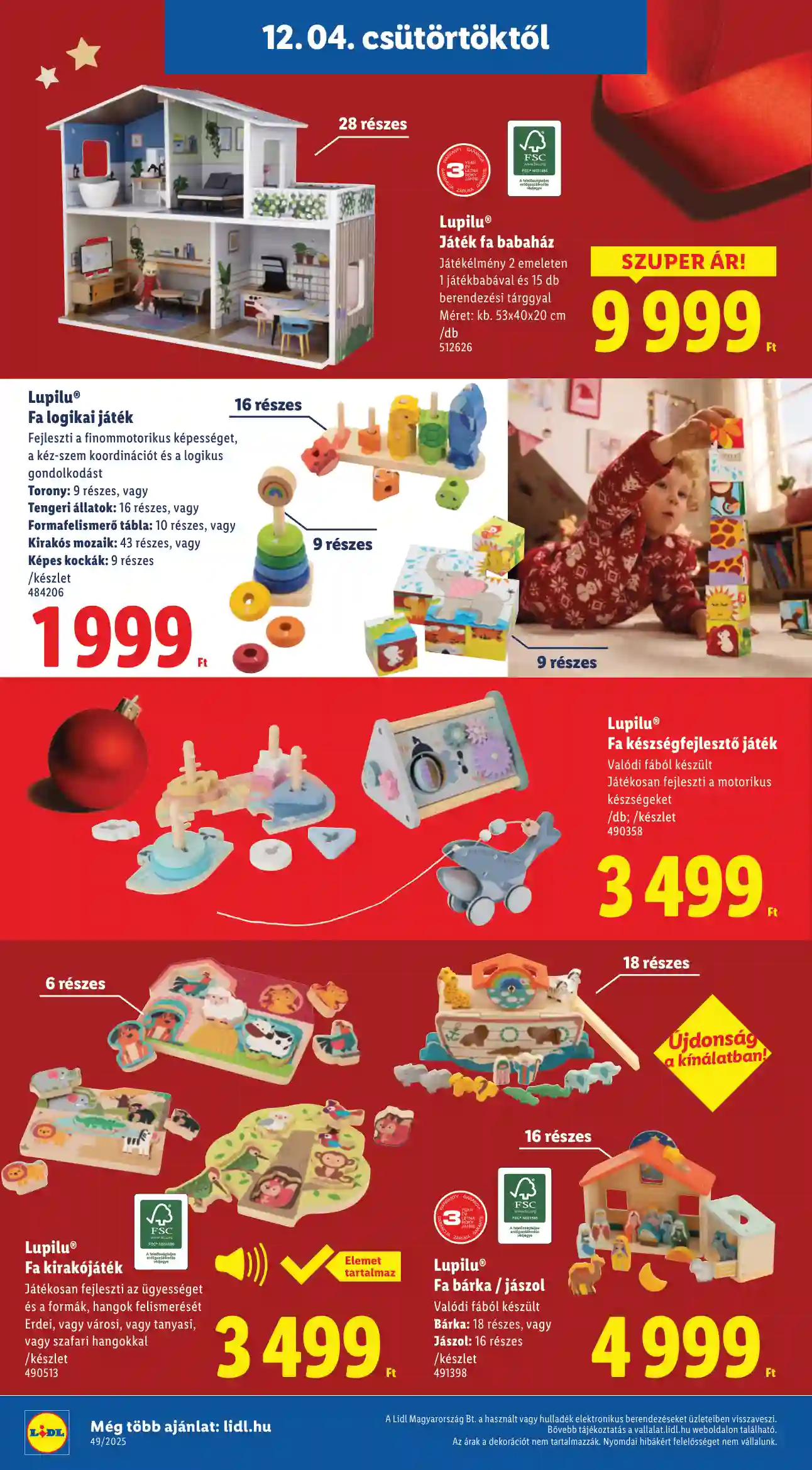 Lidl akciós újság 49. hét (Érvényes 12.04-től) (24 oldal)