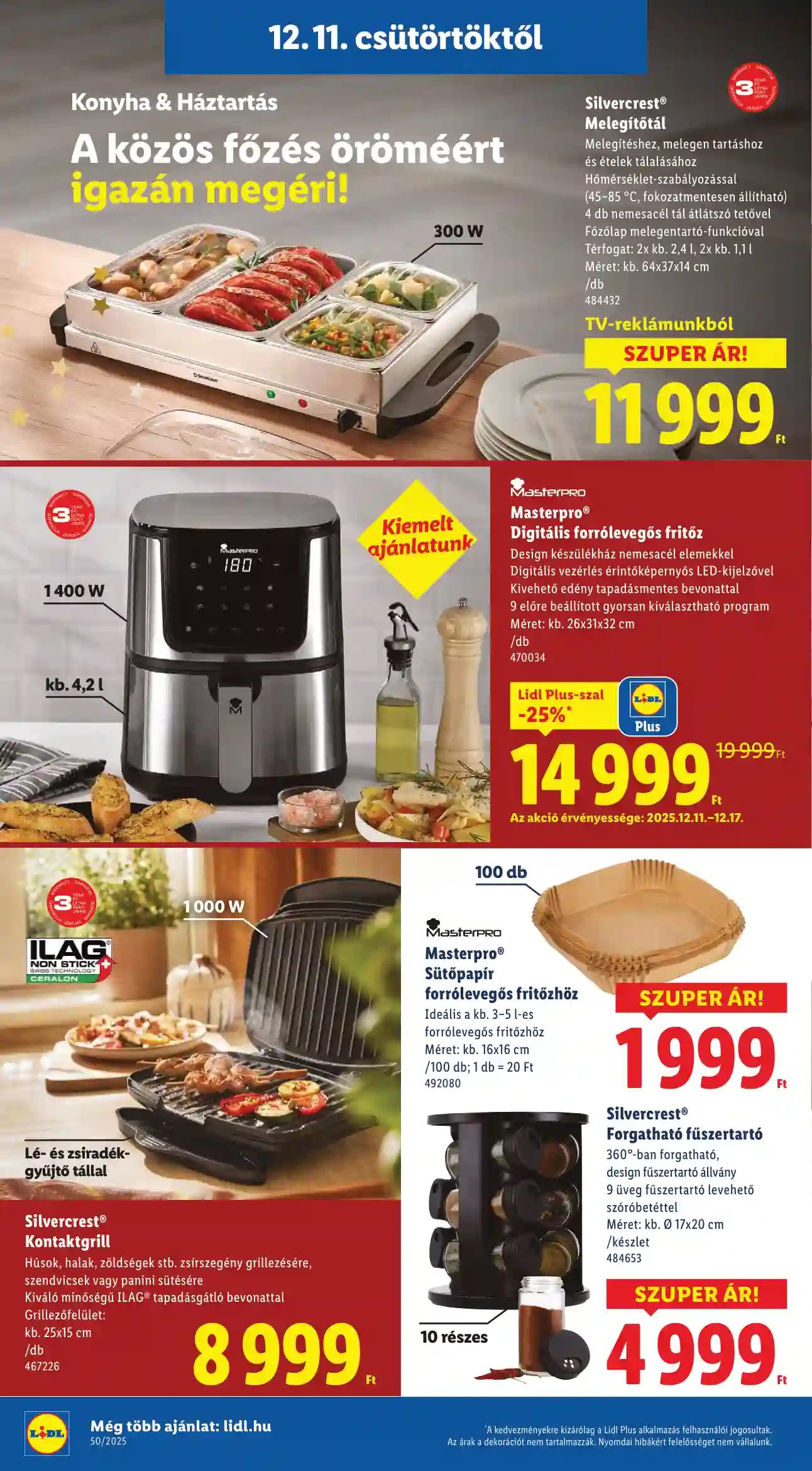 Lidl akciós újság 50. hét (Érvényes 12.11-től) (2 oldal)