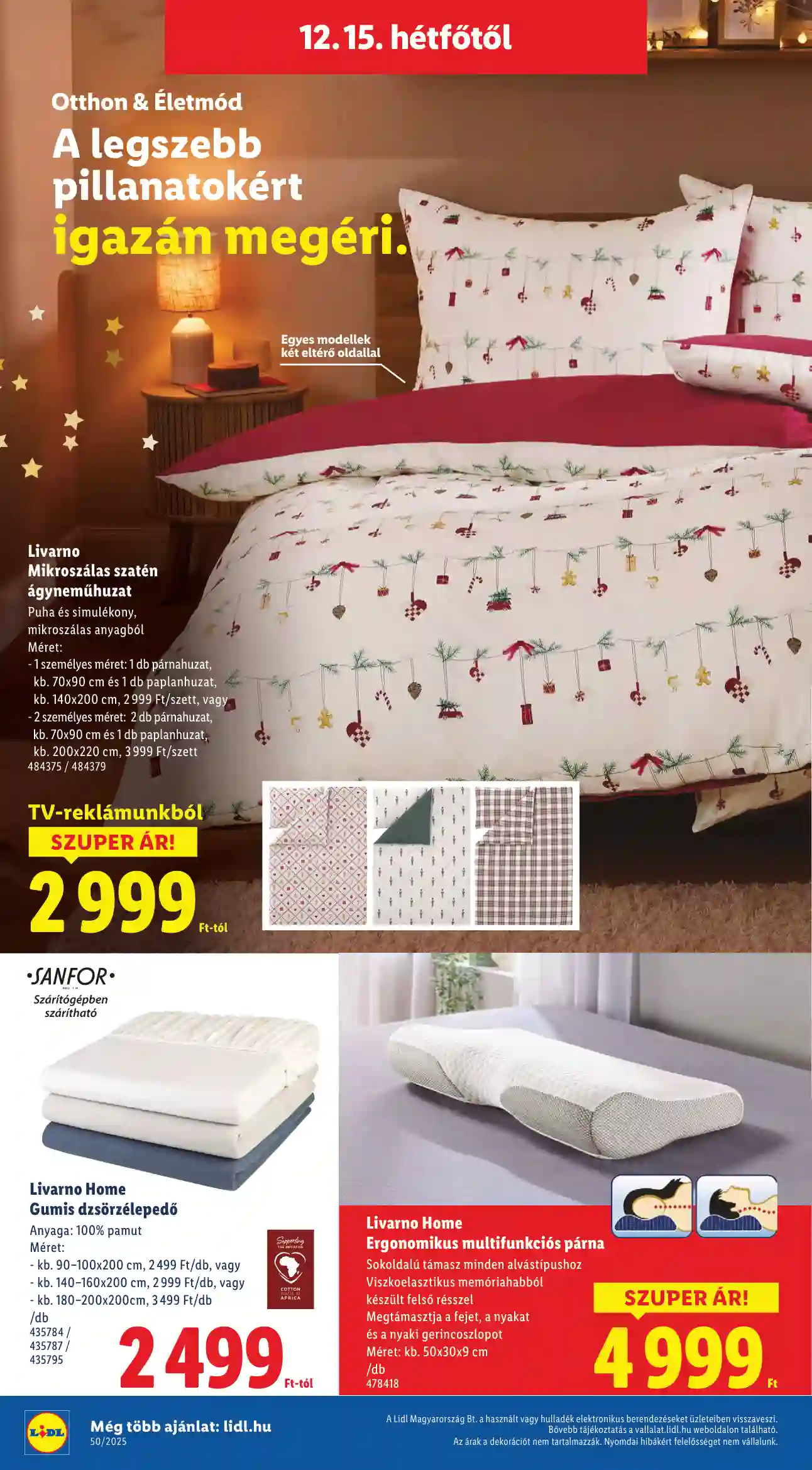 Lidl akciós újság 50. hét (Érvényes 12.11-től) (4 oldal)