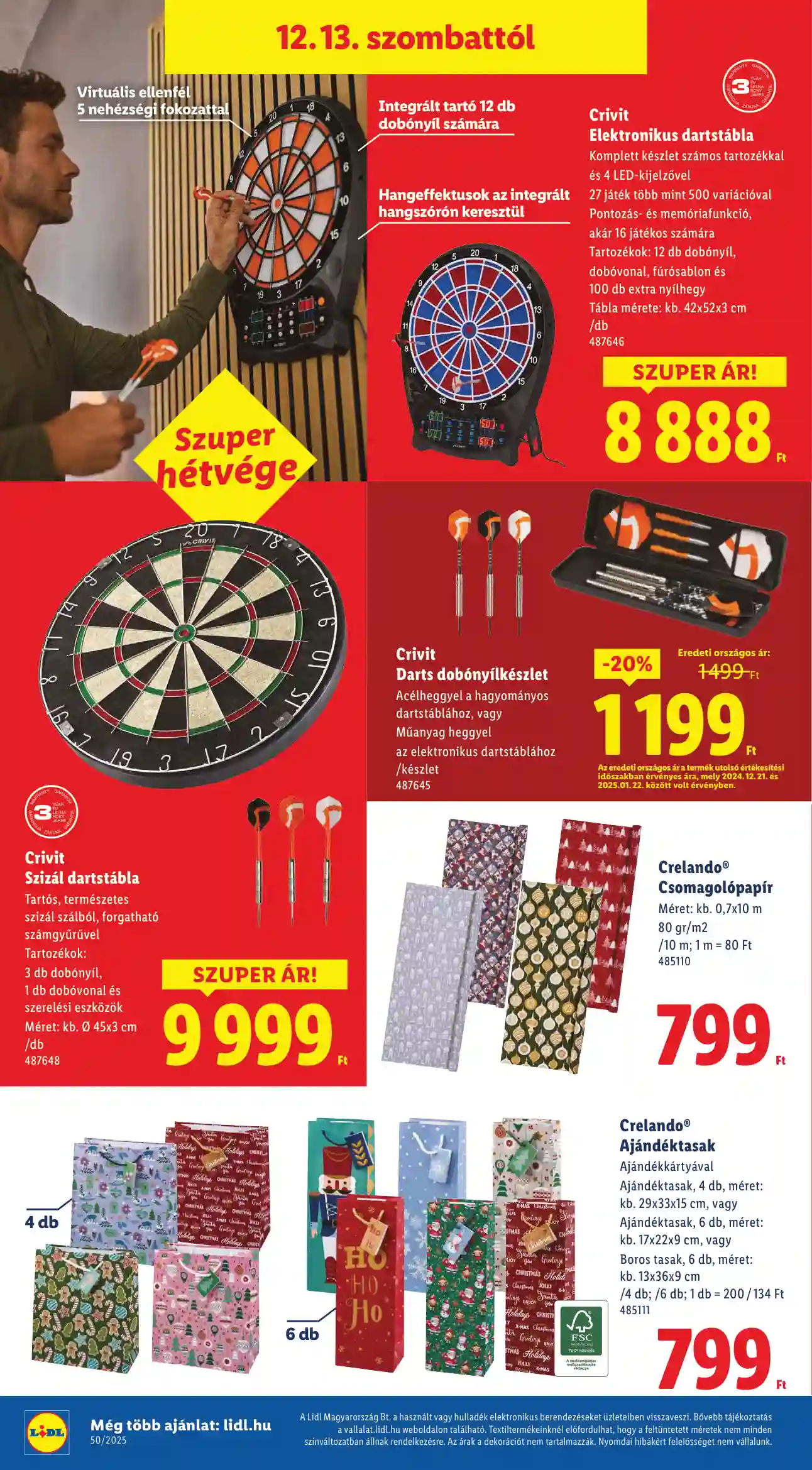 Lidl akciós újság 50. hét (Érvényes 12.11-től) (22 oldal)