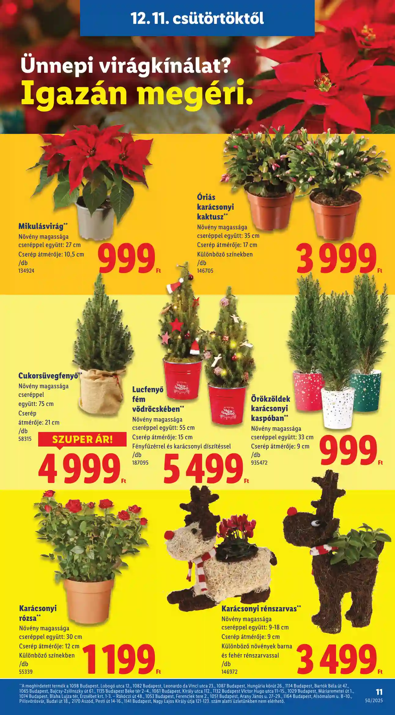 Lidl akciós újság 50. hét (Érvényes 12.11-től) (3 oldal)