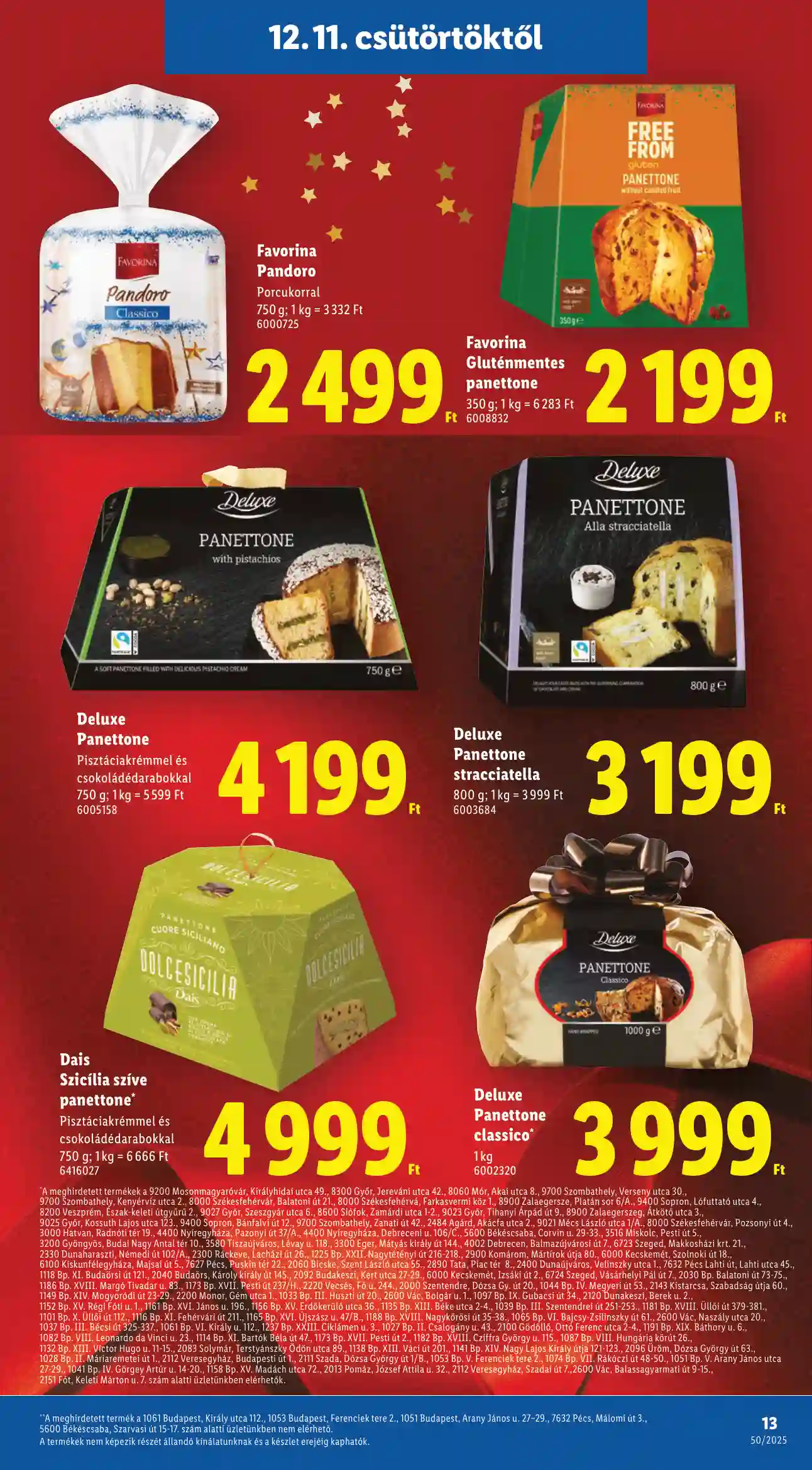 Lidl akciós újság 50. hét (Érvényes 12.11-től) (5 oldal)