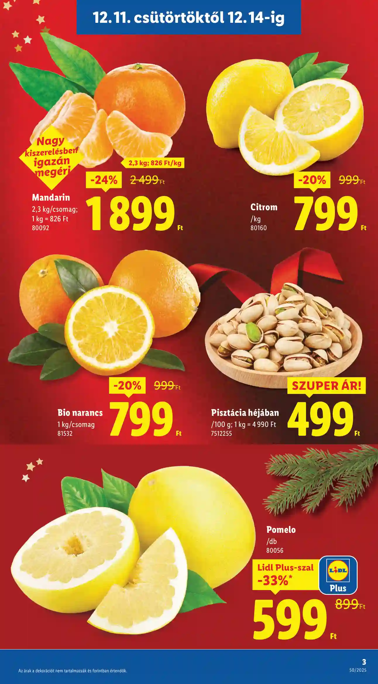 Lidl akciós újság 50. hét (Érvényes 12.11-től) (13 oldal)