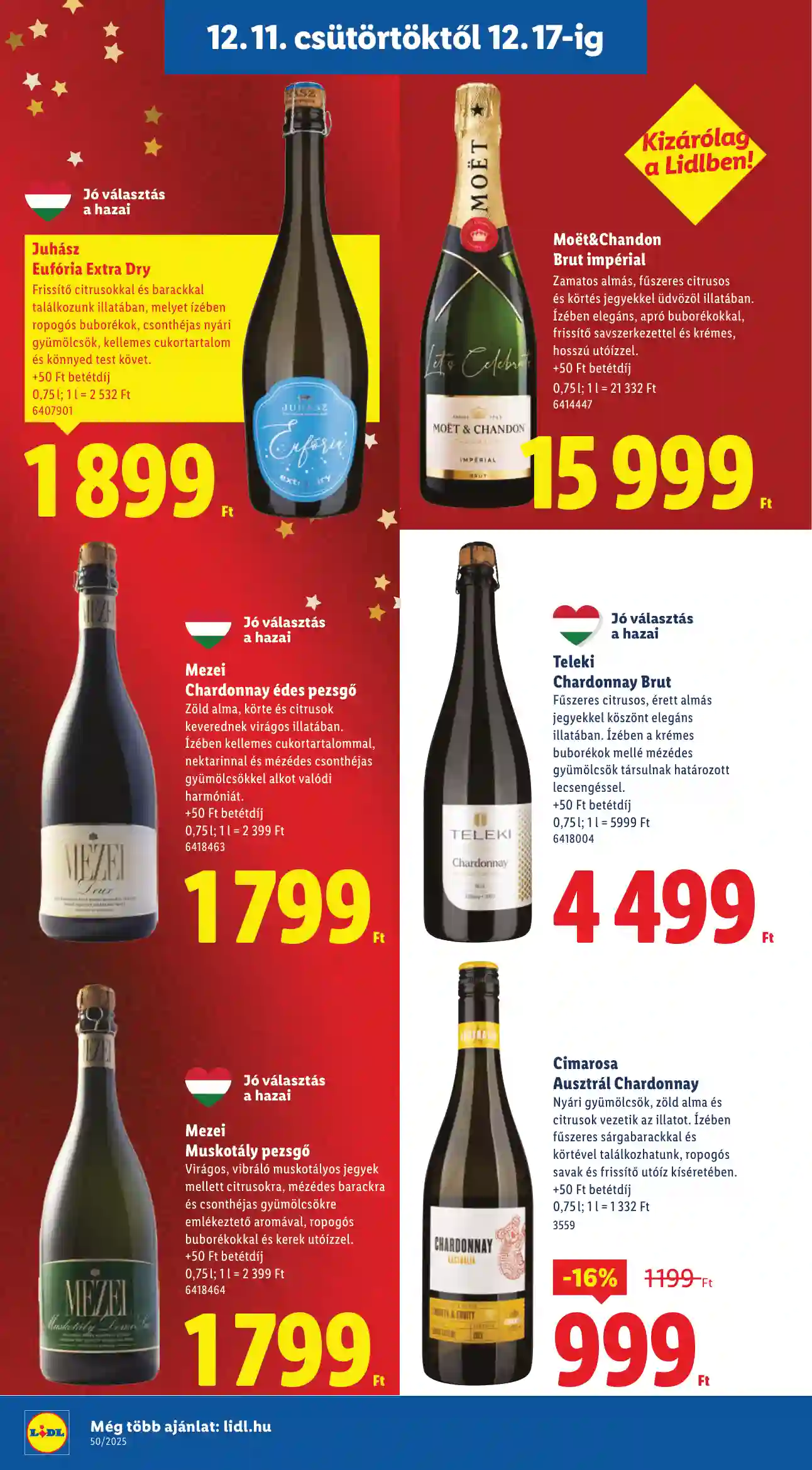 Lidl akciós újság 50. hét (Érvényes 12.11-től) (19 oldal)