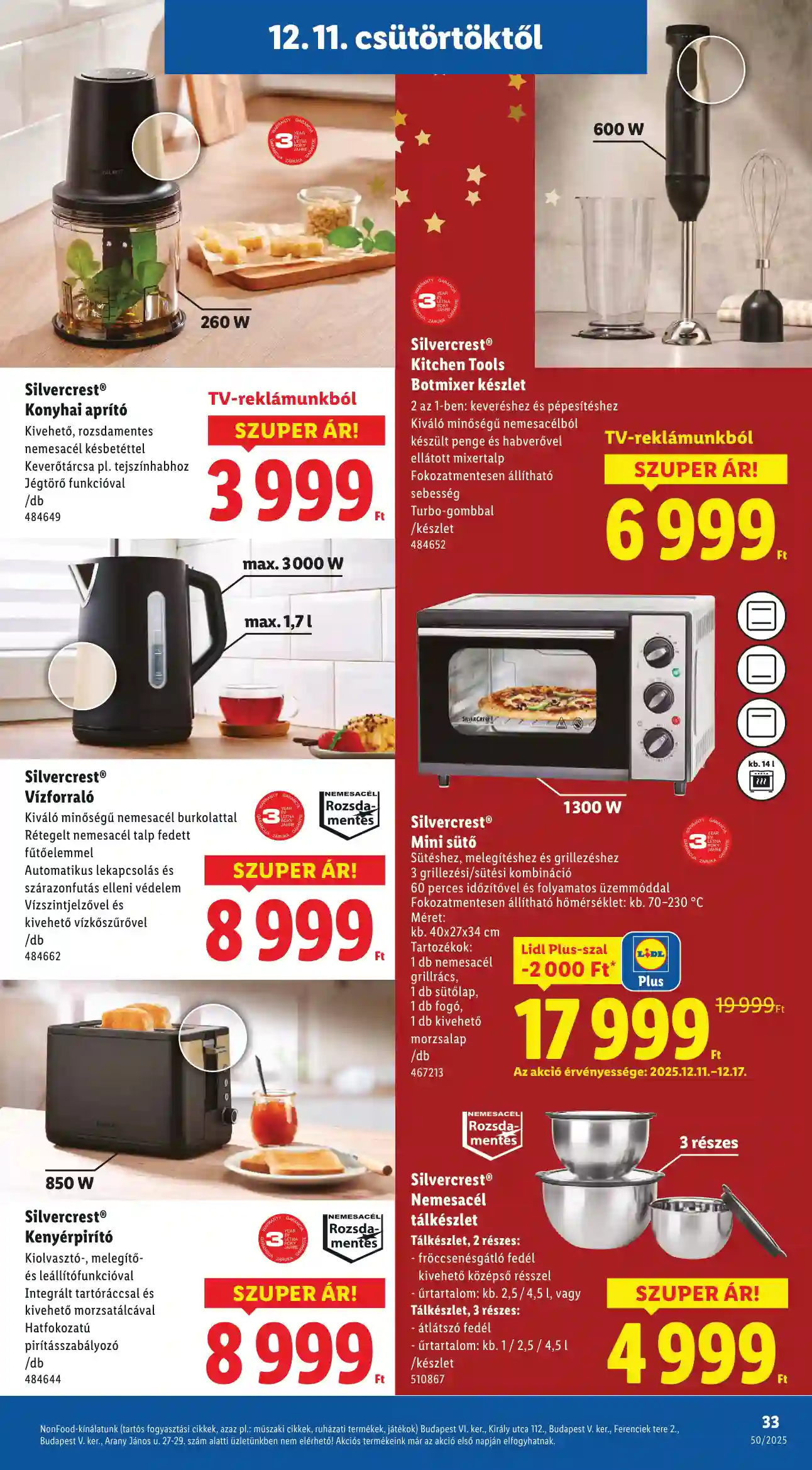 Lidl akciós újság 50. hét (Érvényes 12.11-től) (27 oldal)