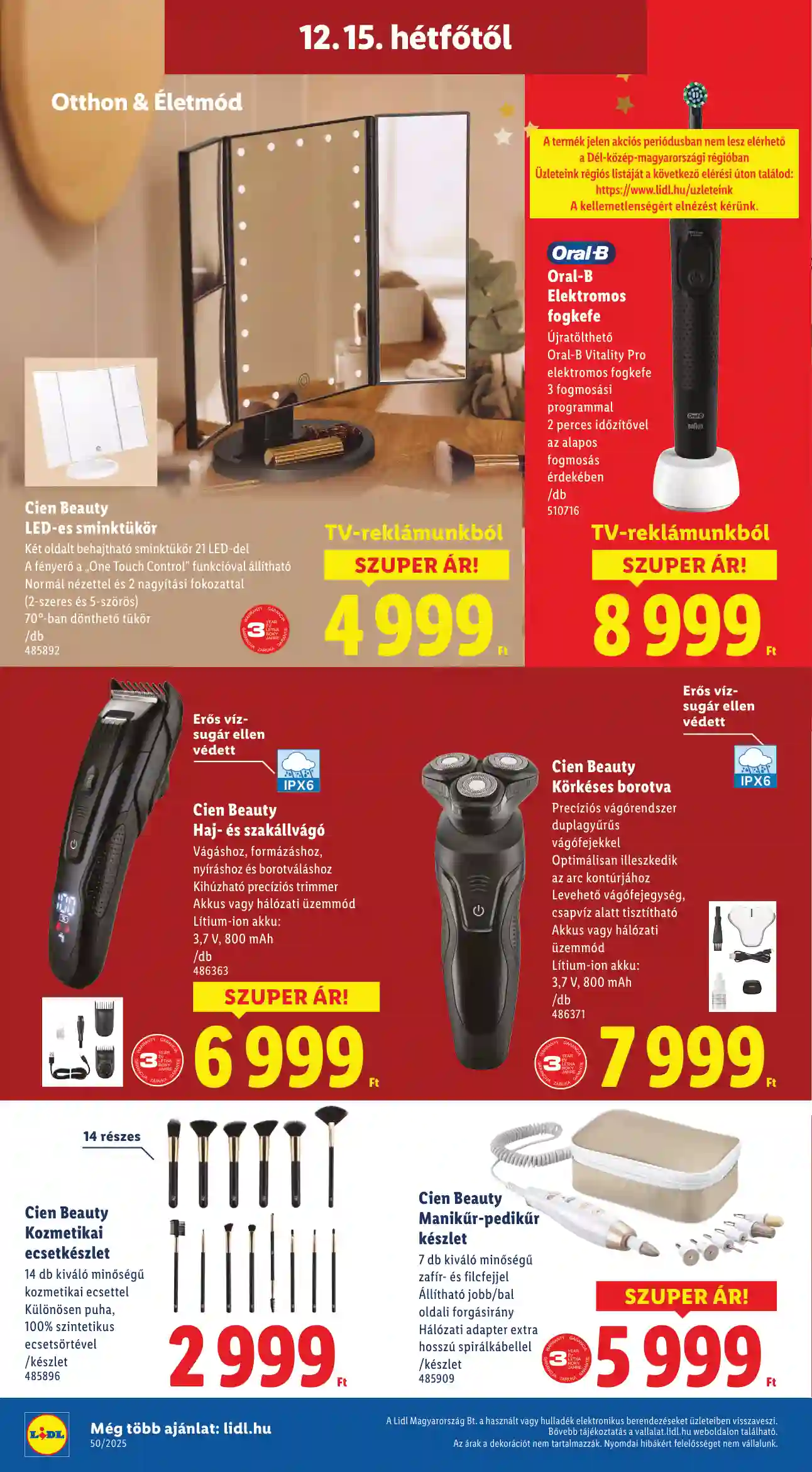 Lidl akciós újság 50. hét (Érvényes 12.11-től) (45 oldal)