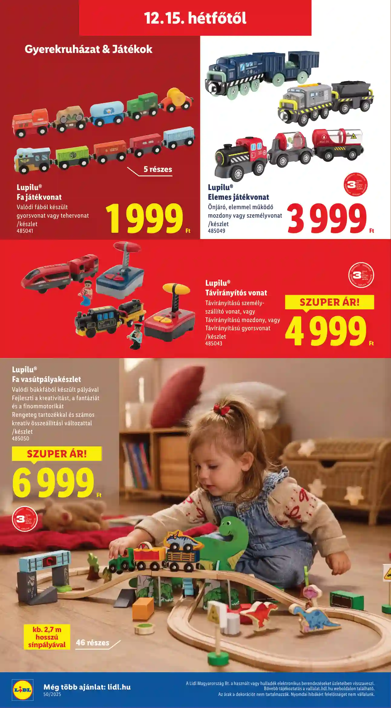 Lidl akciós újság 50. hét (Érvényes 12.11-től) (50 oldal)
