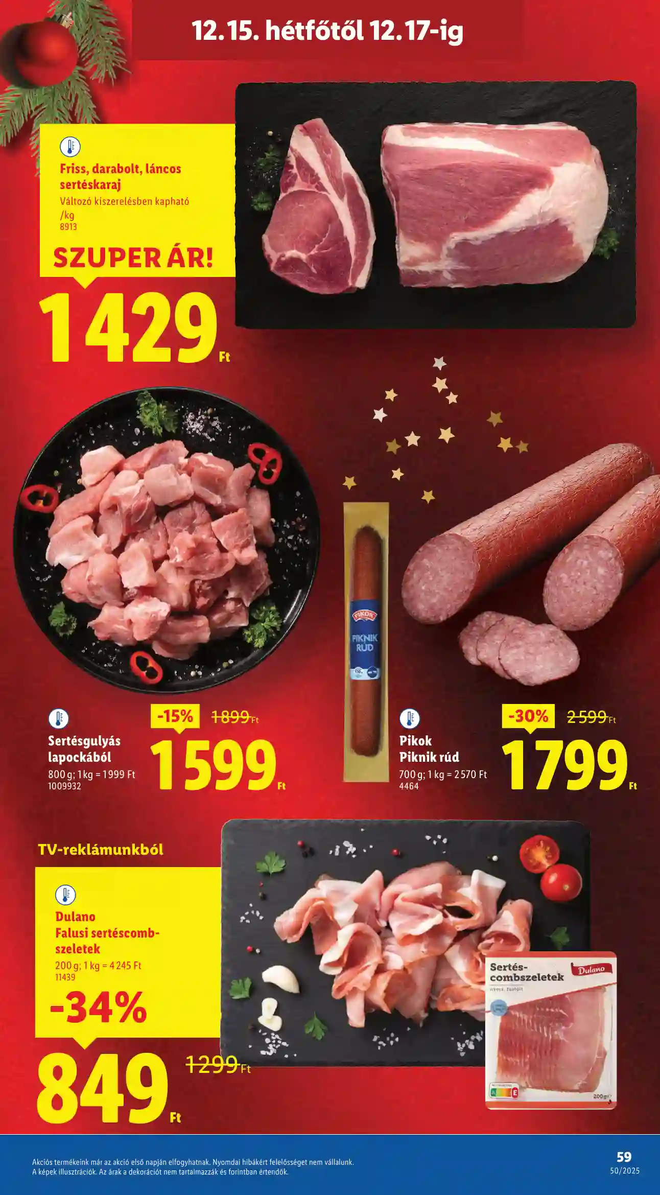 Lidl akciós újság 50. hét (Érvényes 12.11-től) (55 oldal)