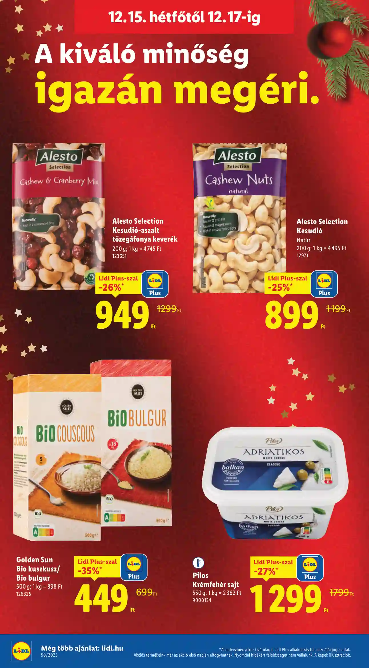 Lidl akciós újság 50. hét (Érvényes 12.11-től) (56 oldal)