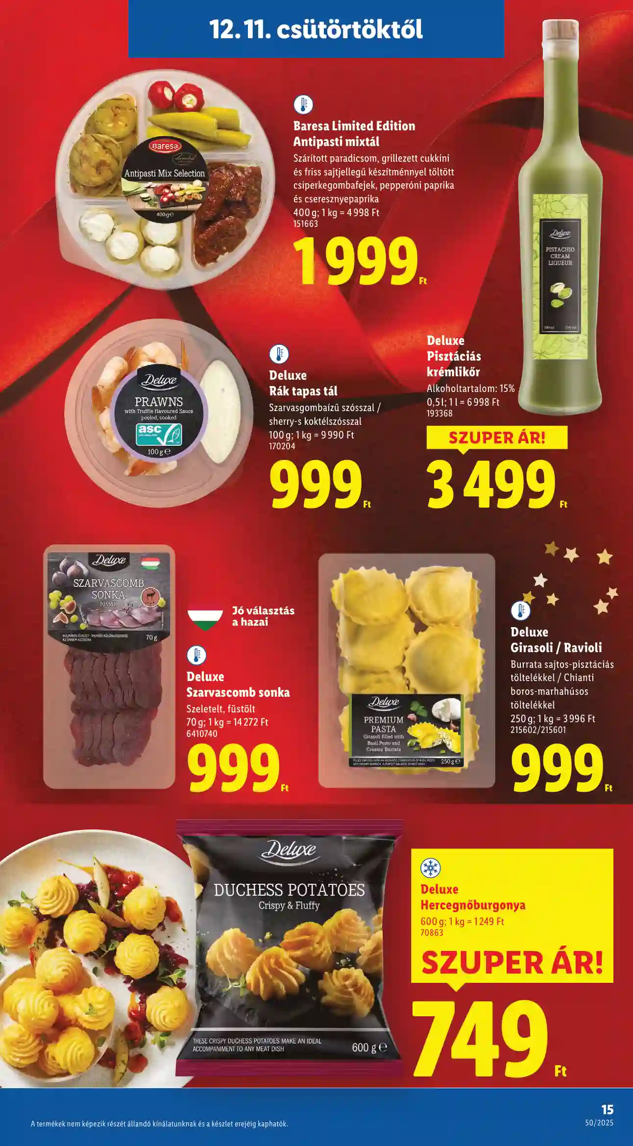 Lidl akciós újság 50. hét (Érvényes 12.11-től) (7 oldal)