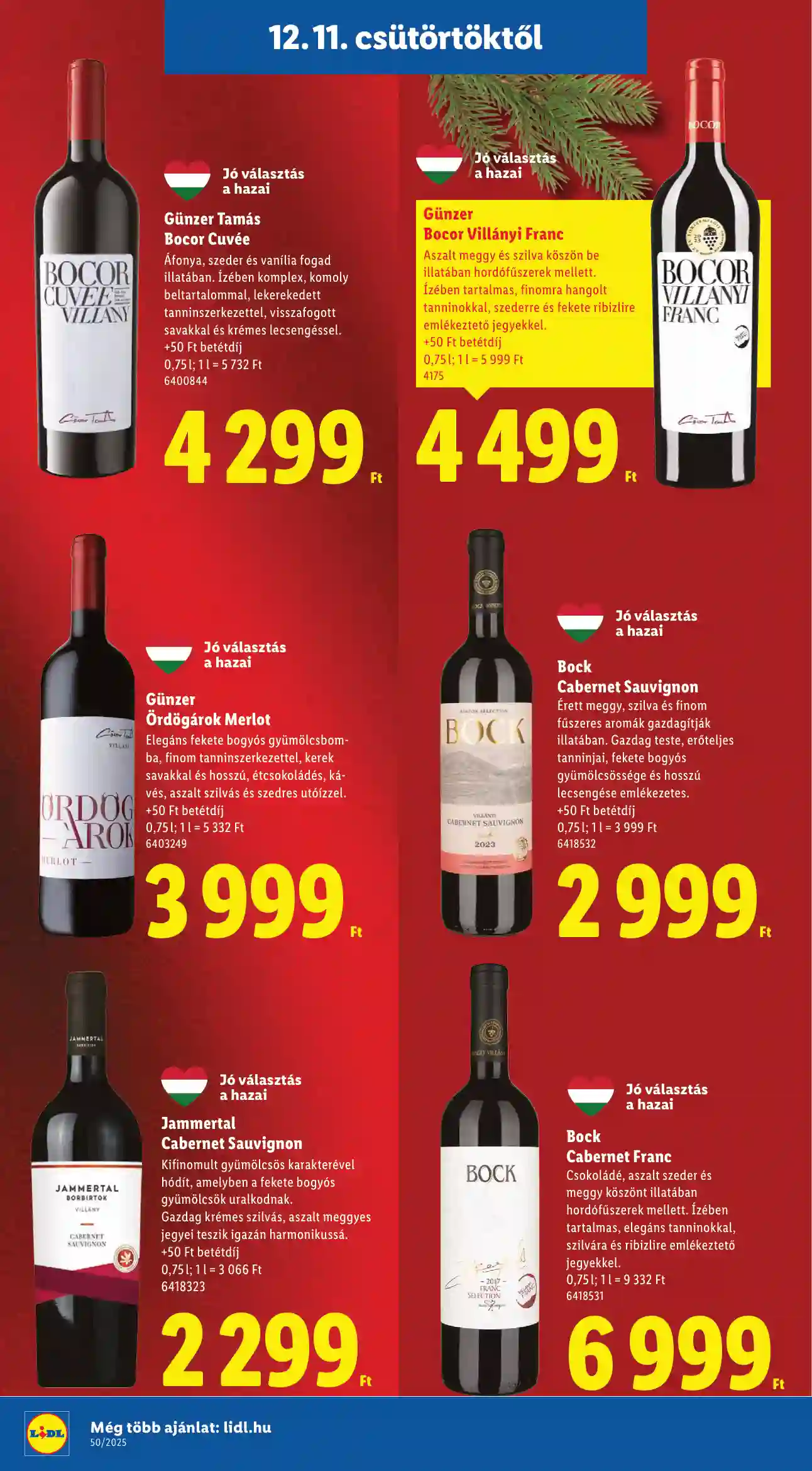 Lidl akciós újság 50. hét (Érvényes 12.11-től) (15 oldal)