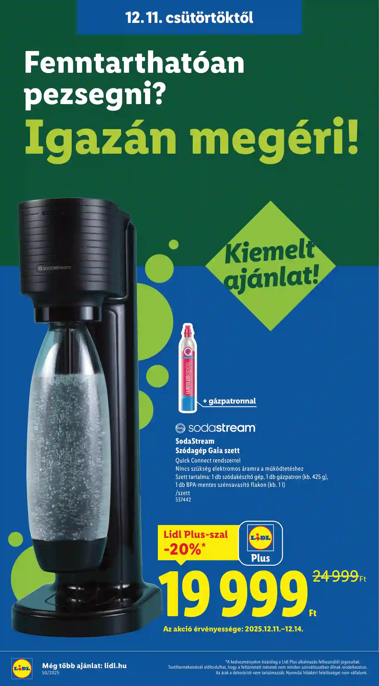Lidl akciós újság 50. hét (Érvényes 12.11-től) (23 oldal)