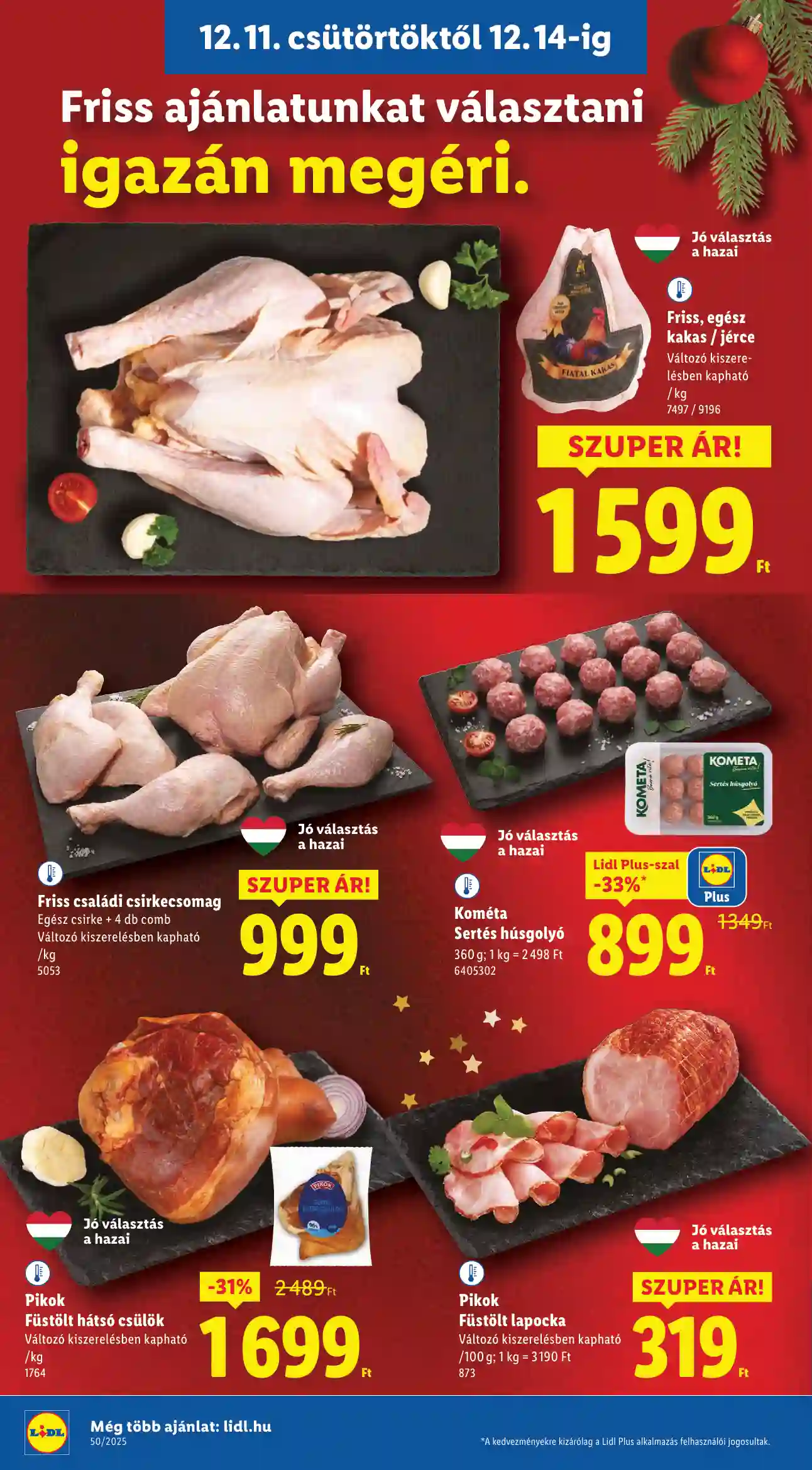 Lidl akciós újság 50. hét (Érvényes 12.11-től) (24 oldal)