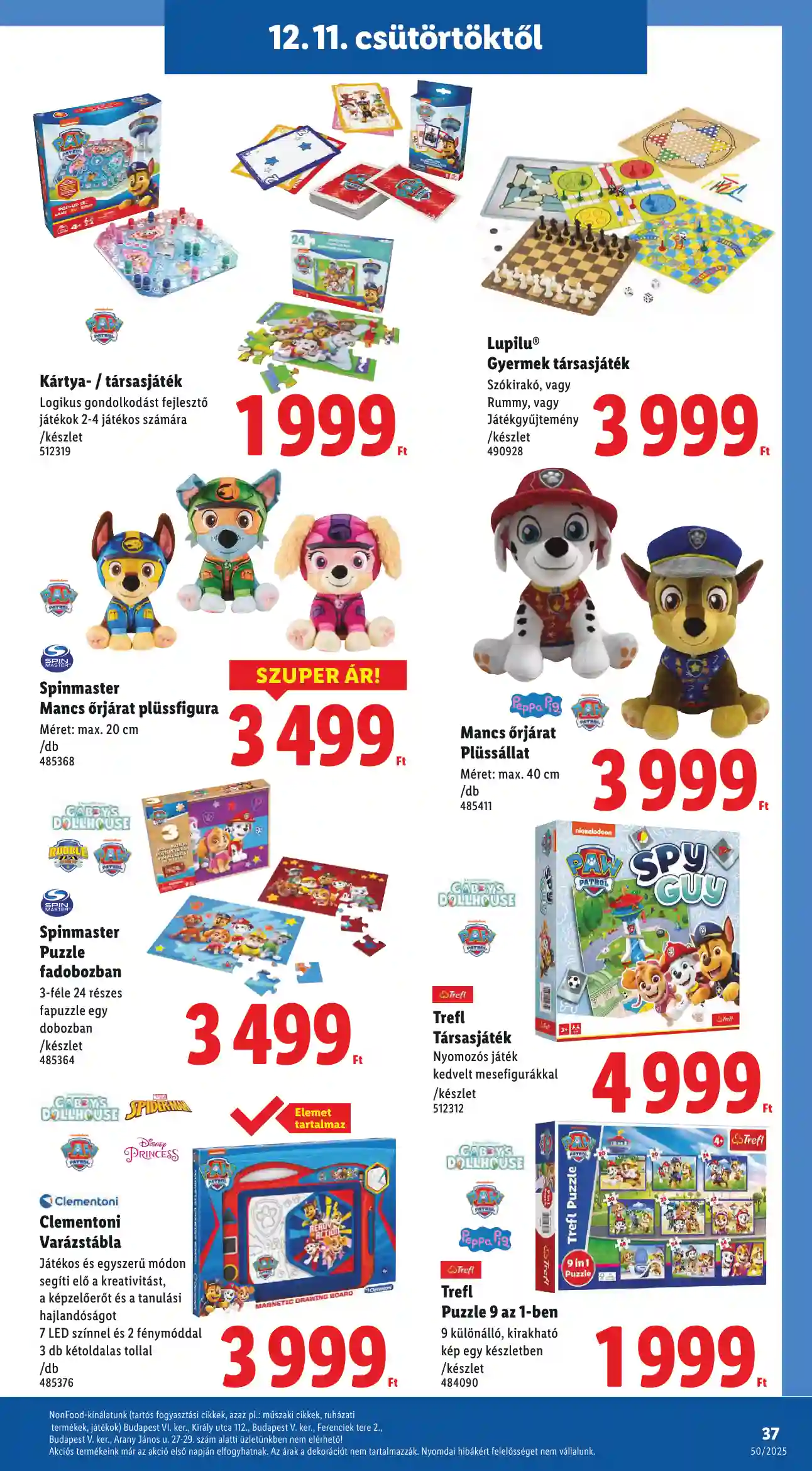 Lidl akciós újság 50. hét (Érvényes 12.11-től) (31 oldal)