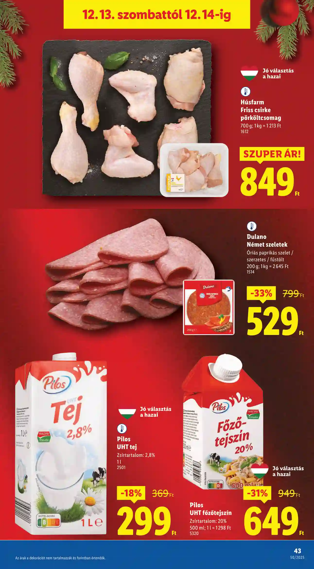 Lidl akciós újság 50. hét (Érvényes 12.11-től) (38 oldal)