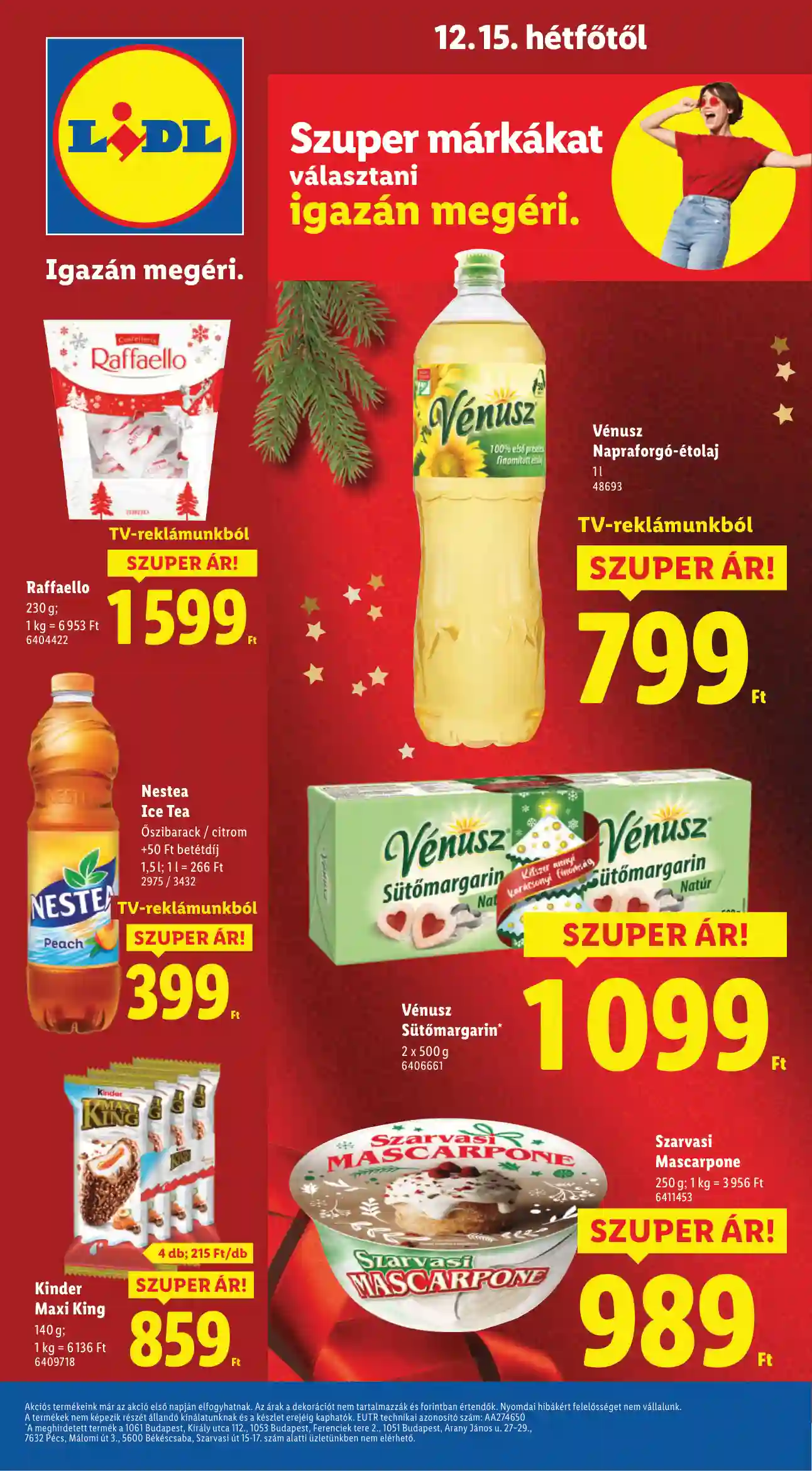 Lidl akciós újság 50. hét (Érvényes 12.11-től) (63 oldal)