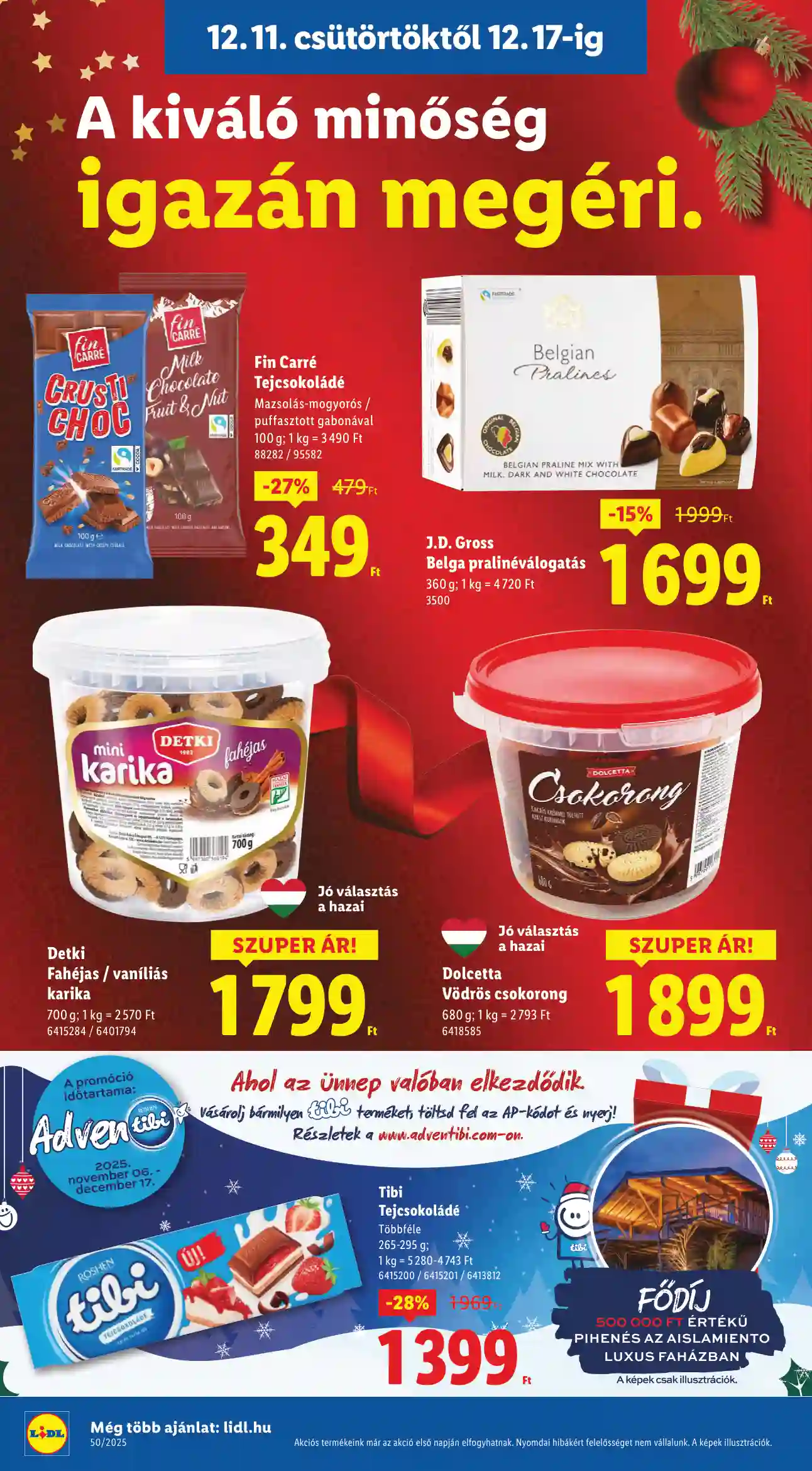 Lidl akciós újság 50. hét (Érvényes 12.11-től) (64 oldal)