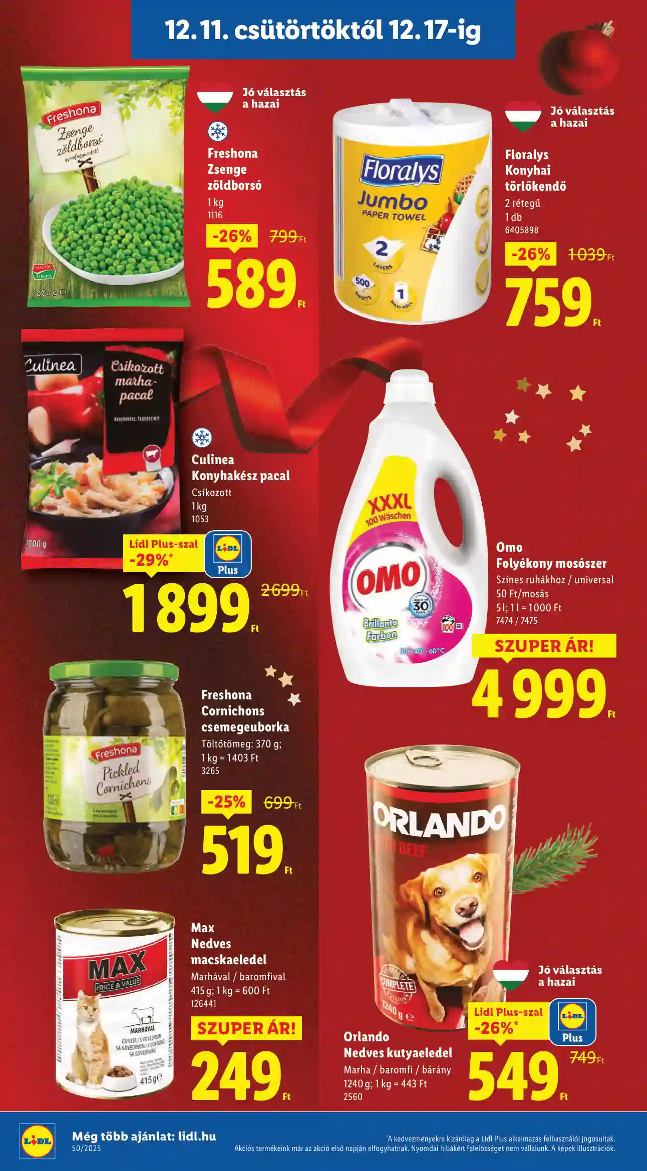 Lidl akciós újság 50. hét (Érvényes 12.11-től) (66 oldal)