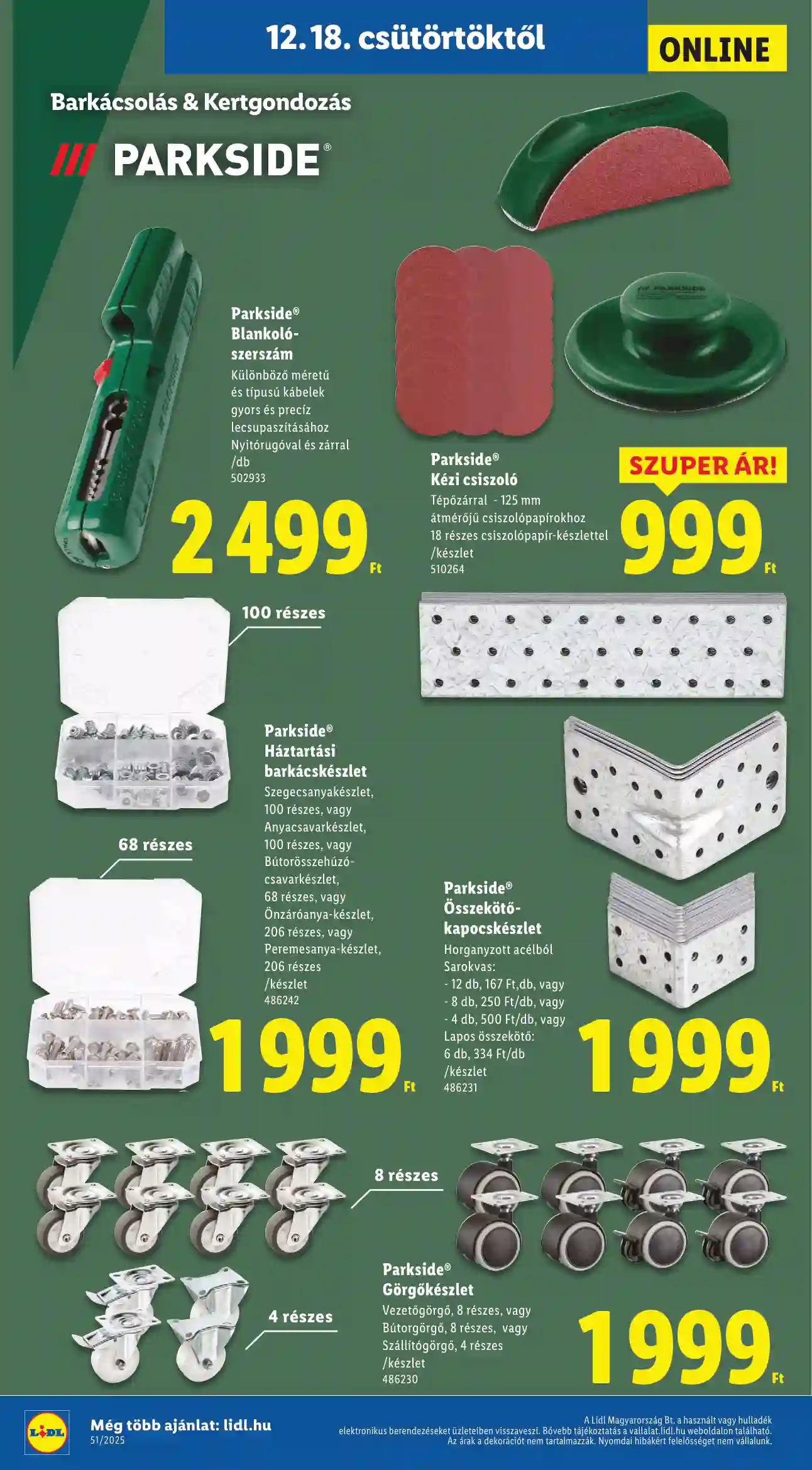 Lidl akciós újság 51. hét (Érvényes 12.18-tól) (23 oldal)