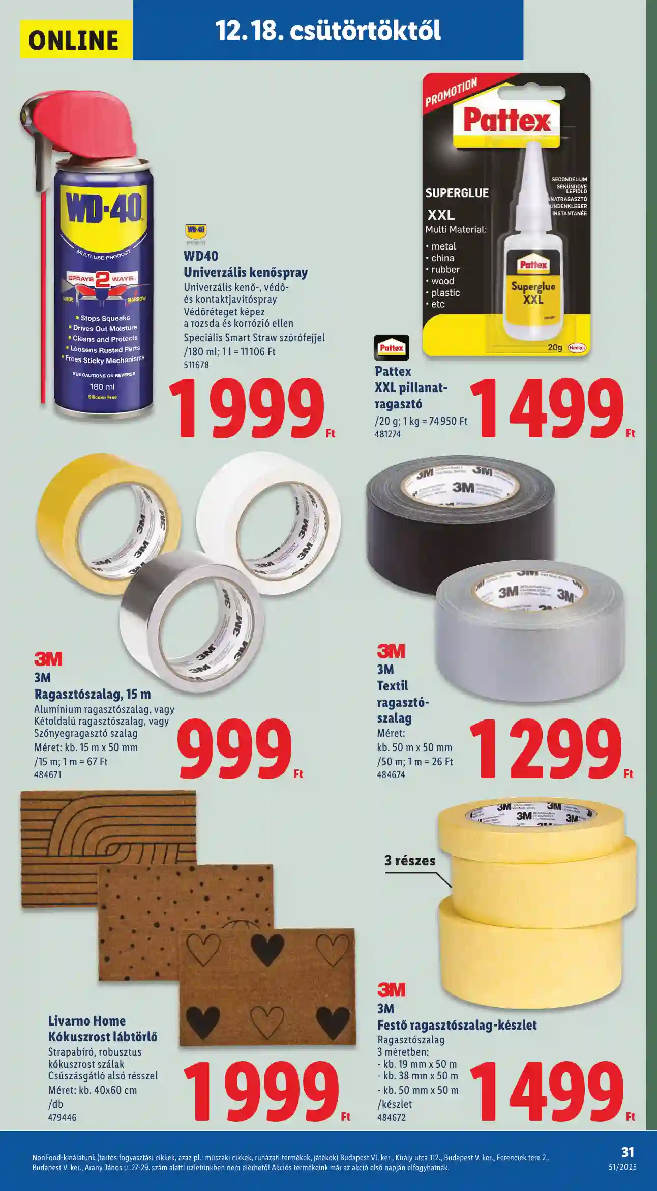 Lidl akciós újság 51. hét (Érvényes 12.18-tól) (25 oldal)