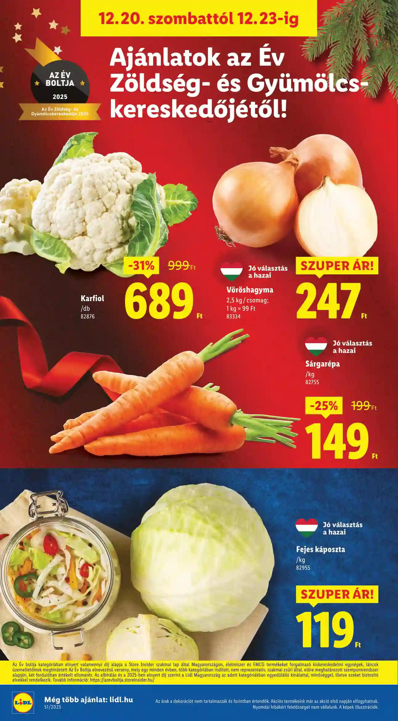 Lidl akciós újság 51. hét (Érvényes 12.18-tól) (34 oldal)