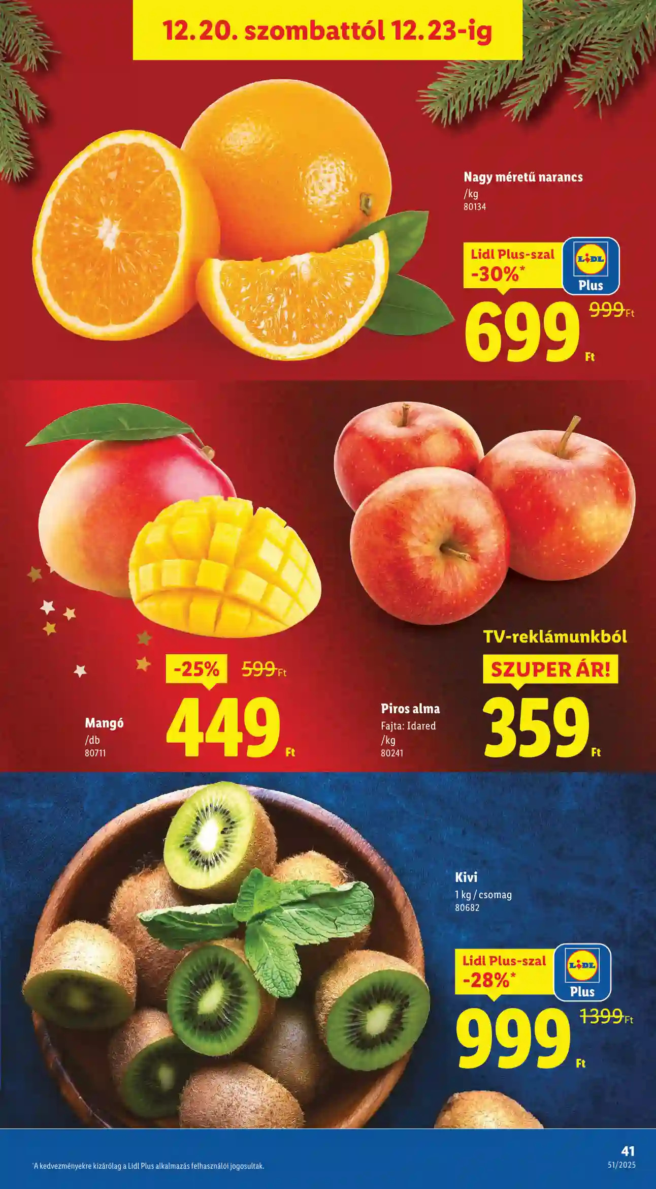 Lidl akciós újság 51. hét (Érvényes 12.18-tól) (36 oldal)