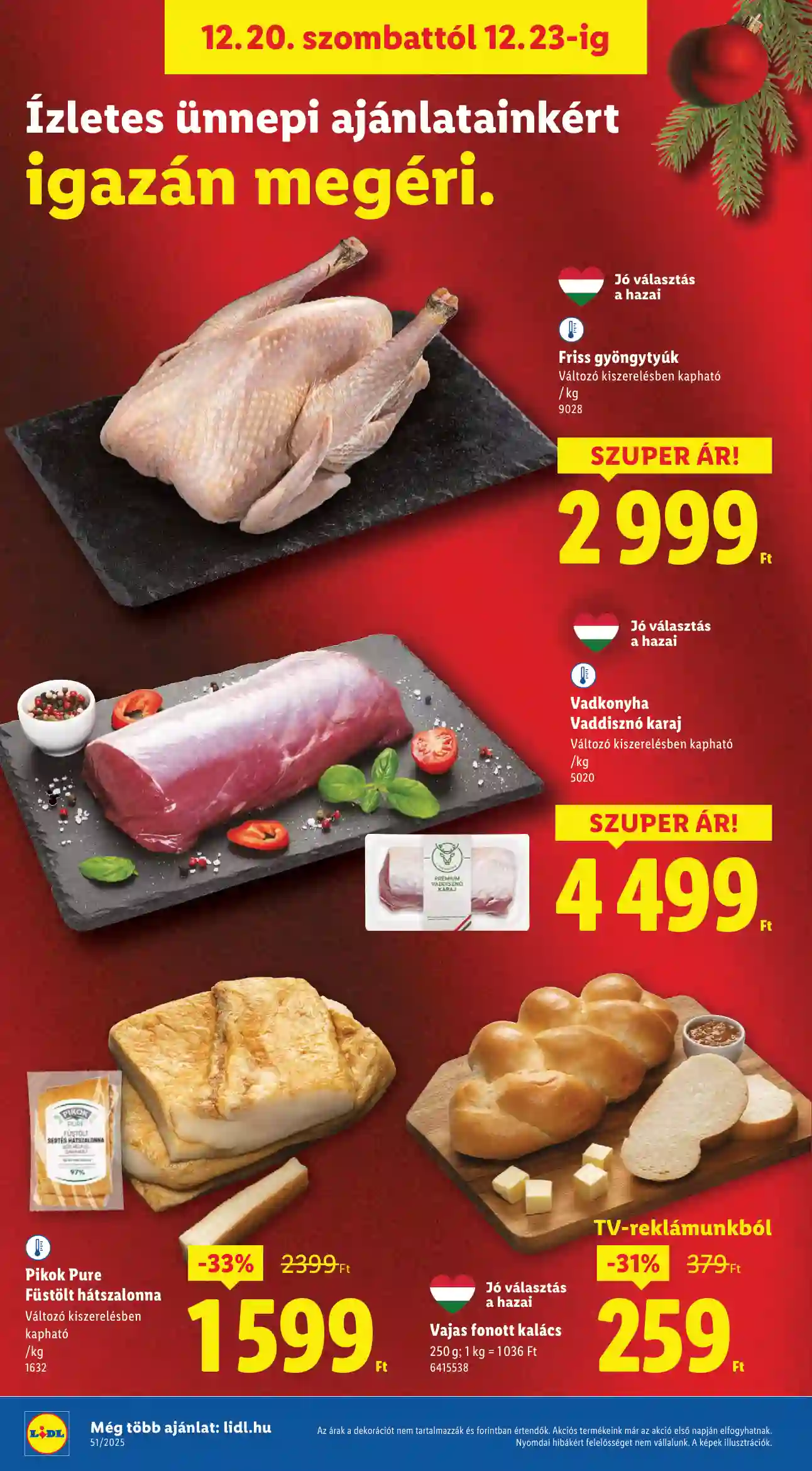 Lidl akciós újság 51. hét (Érvényes 12.18-tól) (39 oldal)