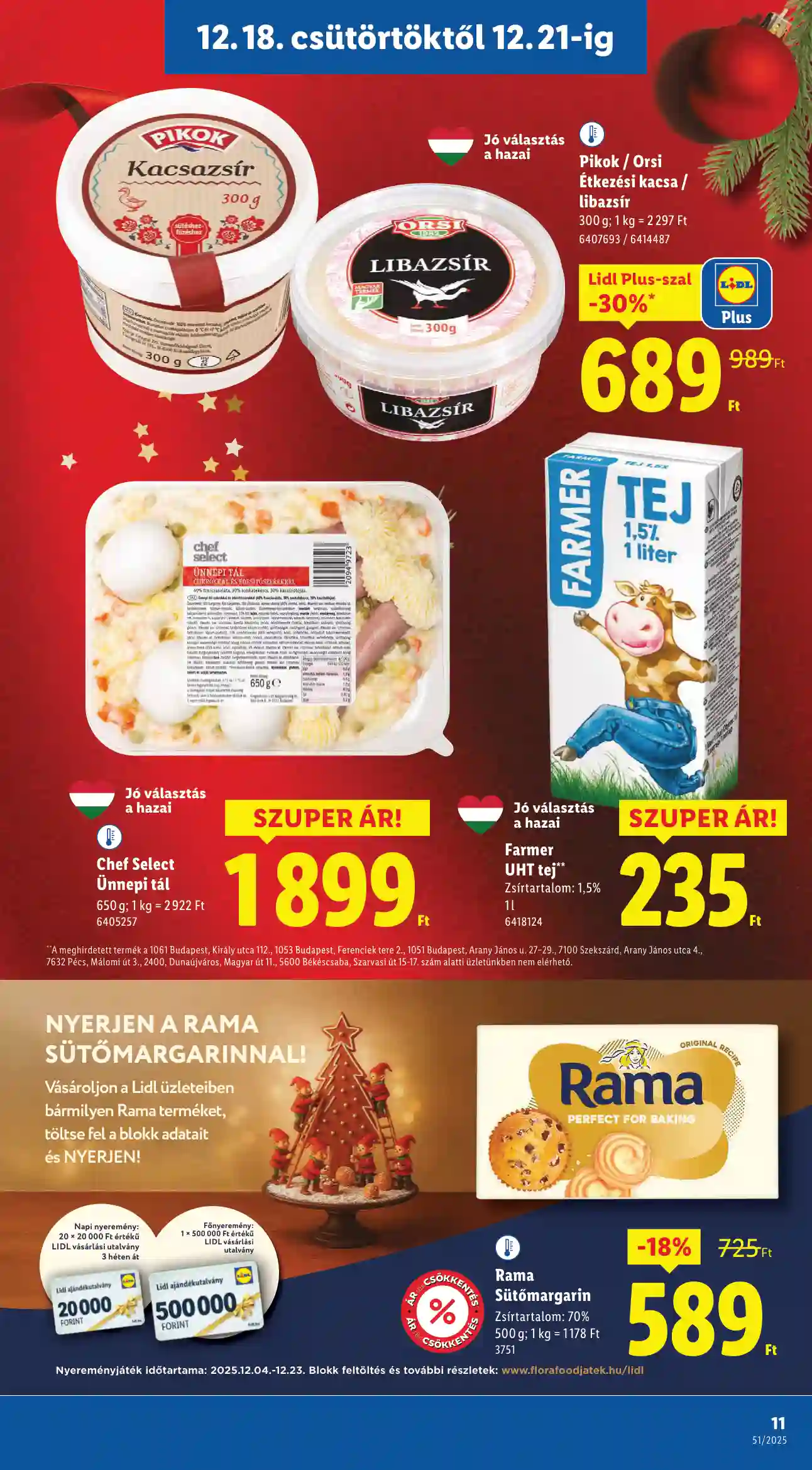 Lidl akciós újság 51. hét (Érvényes 12.18-tól) (3 oldal)