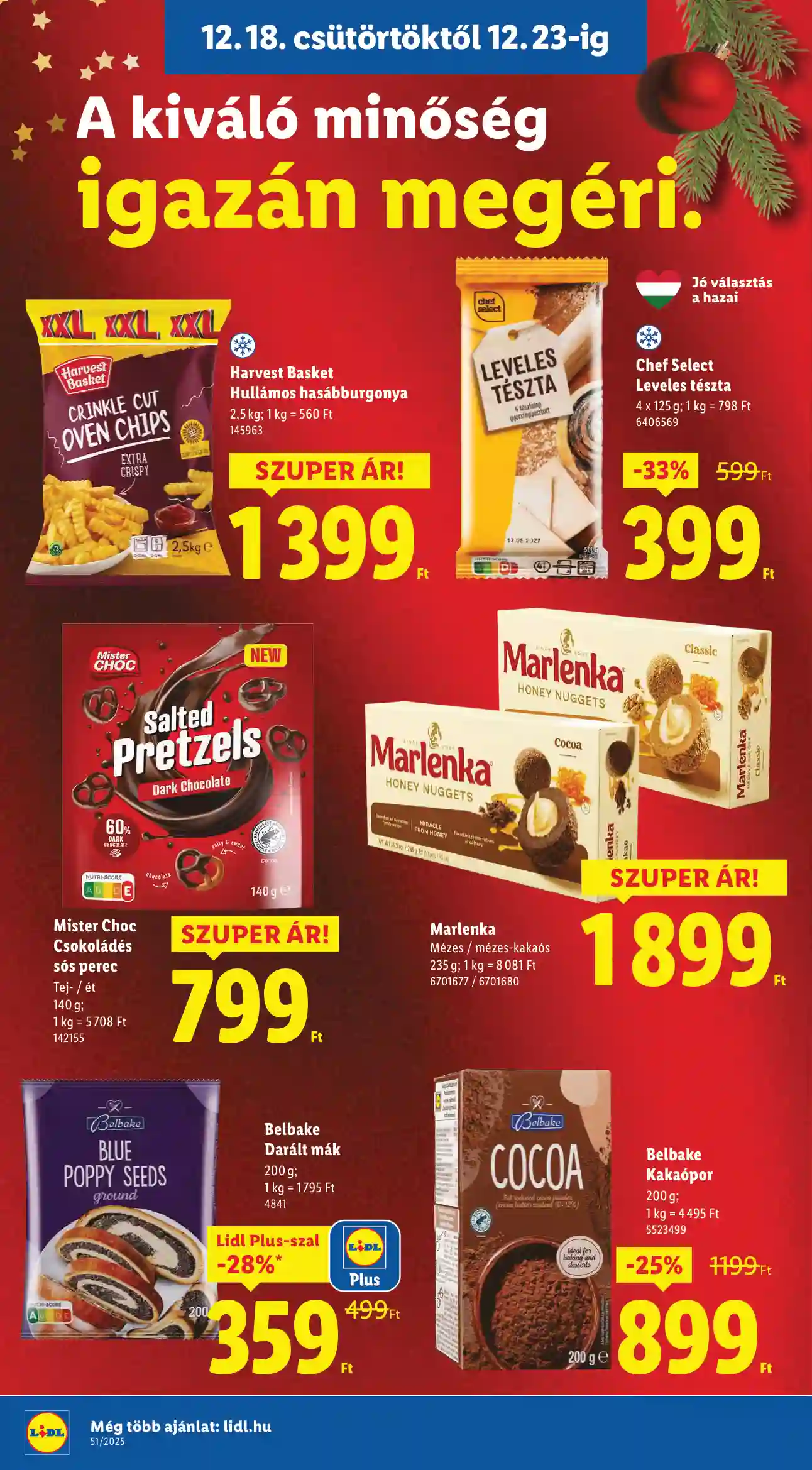 Lidl akciós újság 51. hét (Érvényes 12.18-tól) (4 oldal)