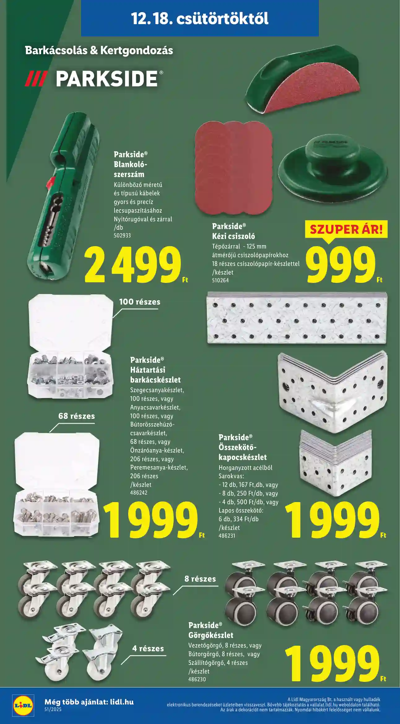 Lidl akciós újság 51. hét (Érvényes 12.18-tól) (23 oldal)