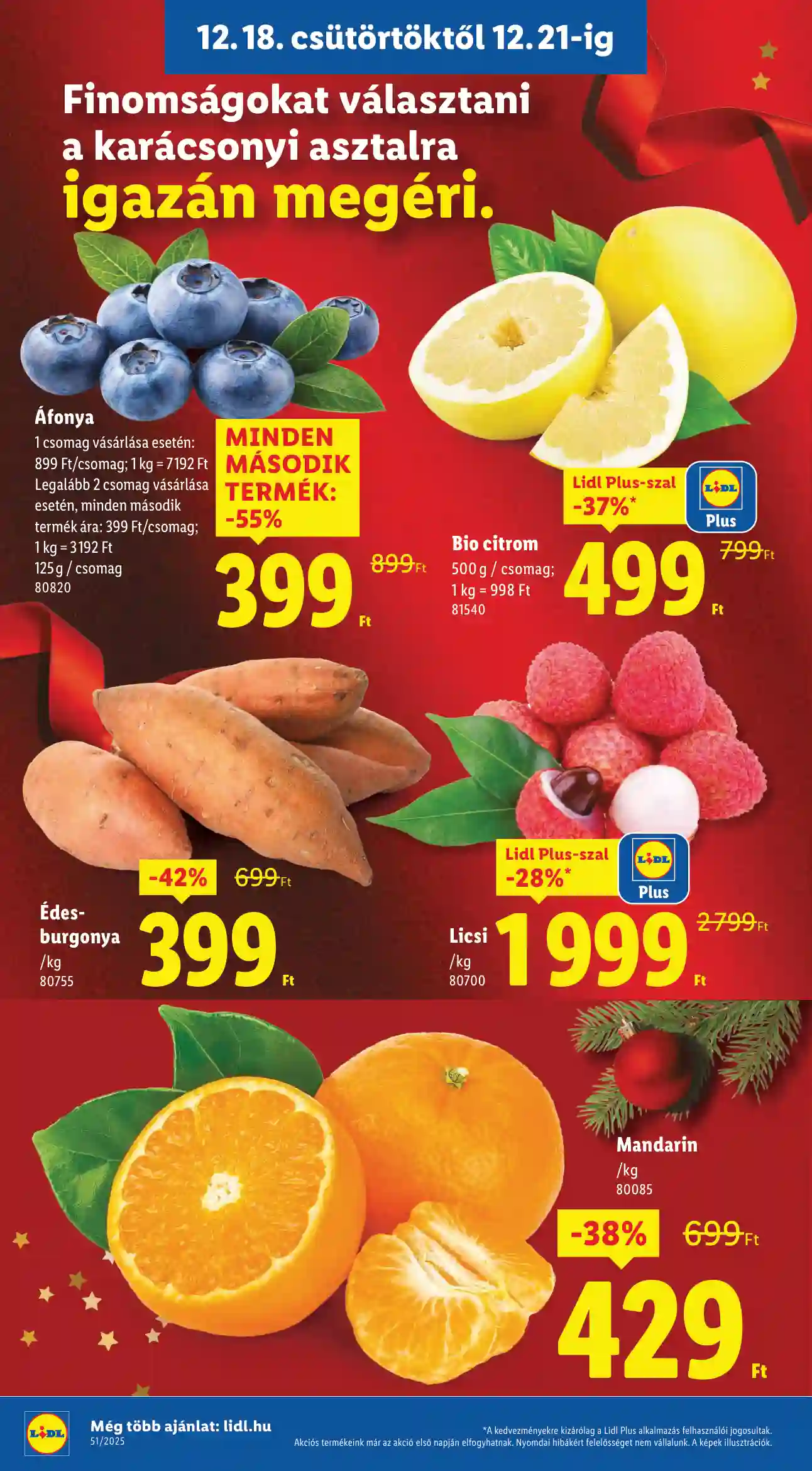 Lidl akciós újság 51. hét (Érvényes 12.18-tól) (24 oldal)