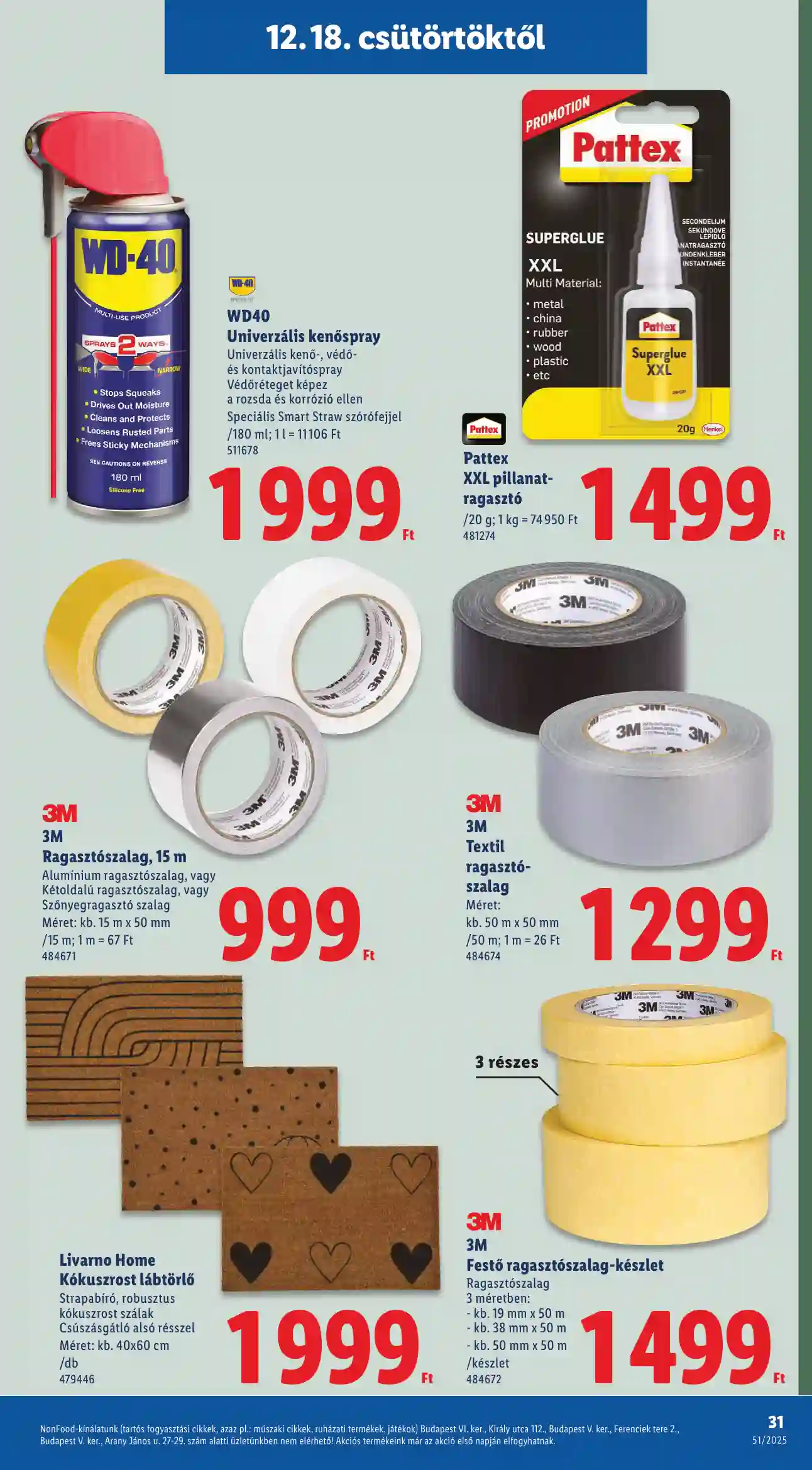 Lidl akciós újság 51. hét (Érvényes 12.18-tól) (25 oldal)