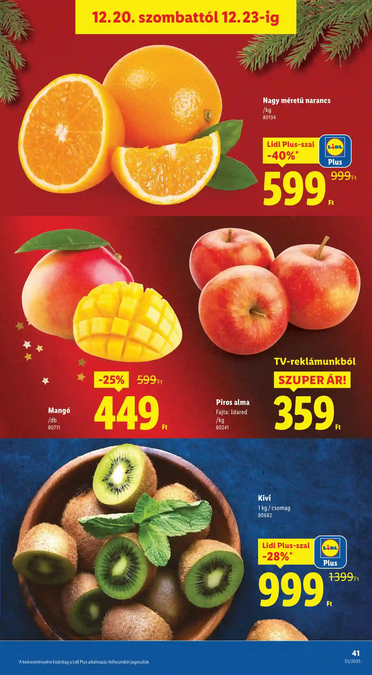 Lidl akciós újság 51. hét (Érvényes 12.18-tól) (36 oldal)