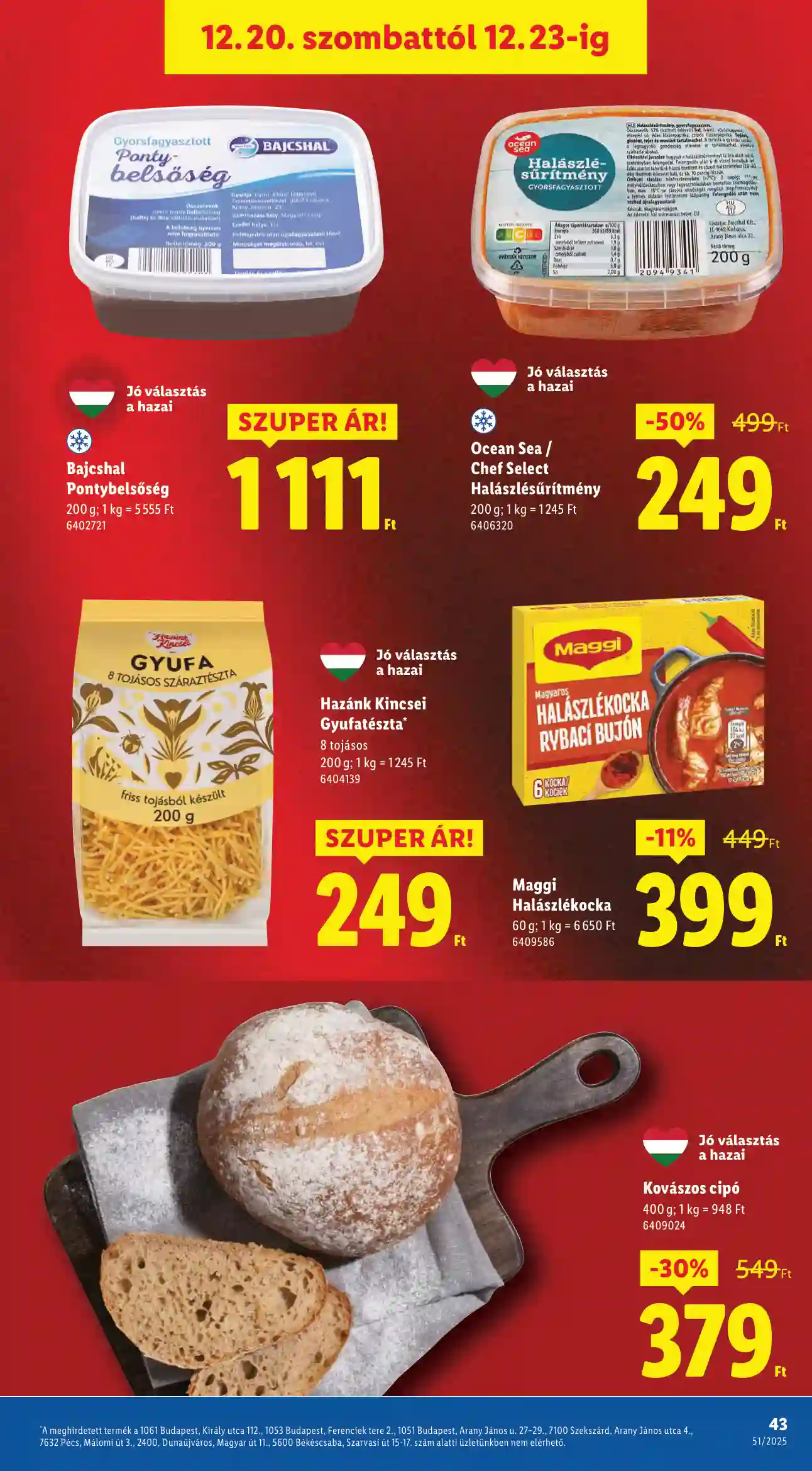 Lidl akciós újság 51. hét (Érvényes 12.18-tól) (38 oldal)