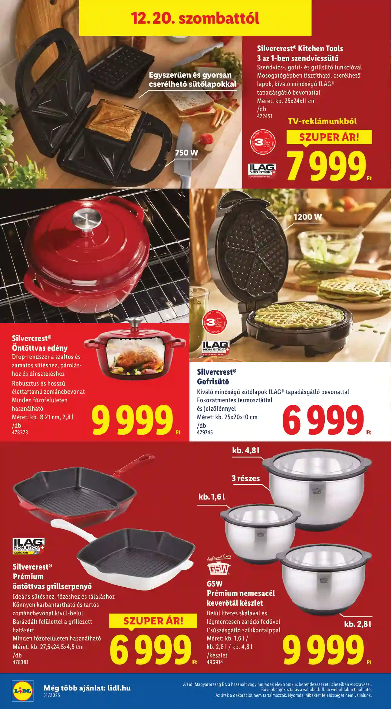 Lidl akciós újság 51. hét (Érvényes 12.18-tól) (43 oldal)