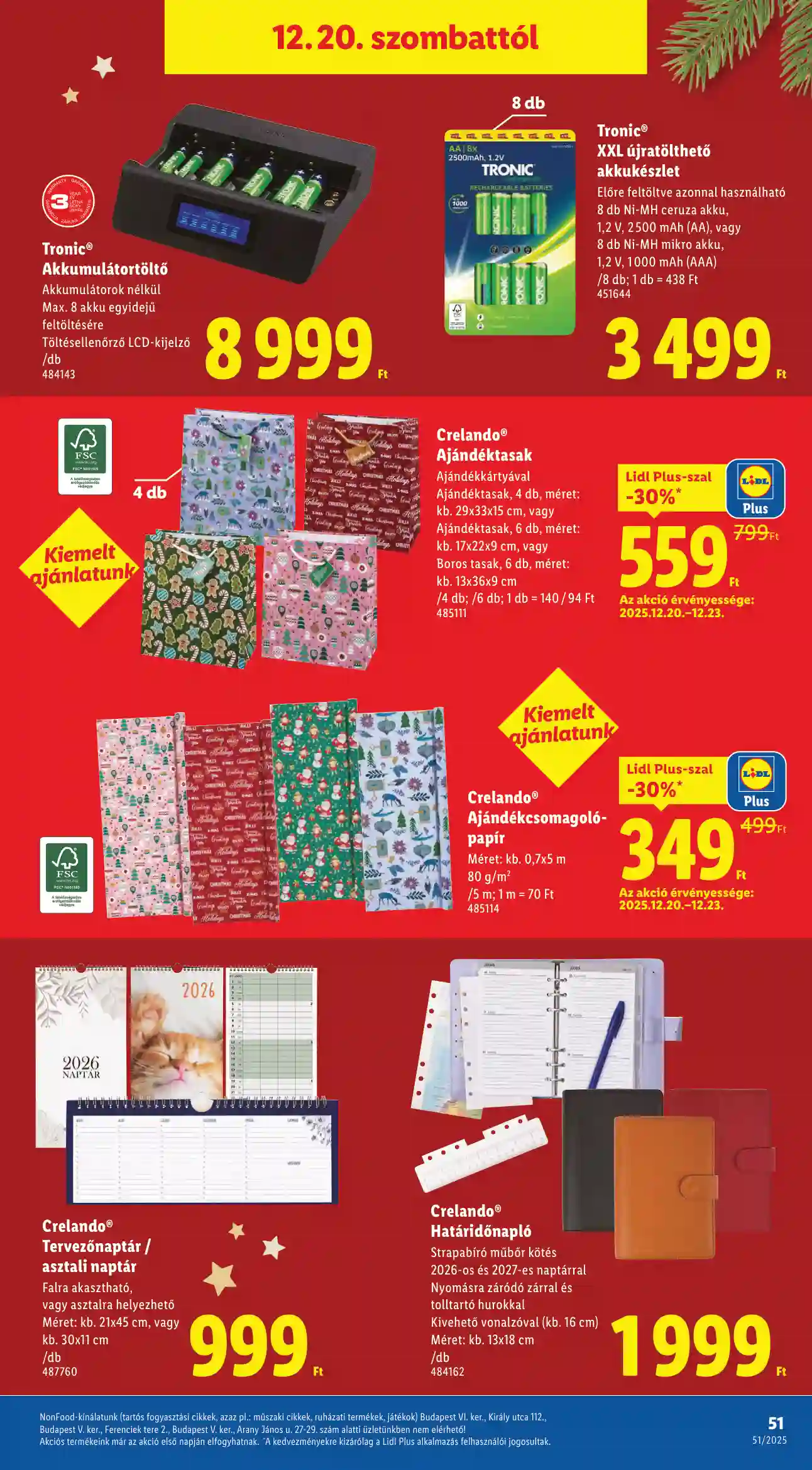 Lidl akciós újság 51. hét (Érvényes 12.18-tól) (47 oldal)