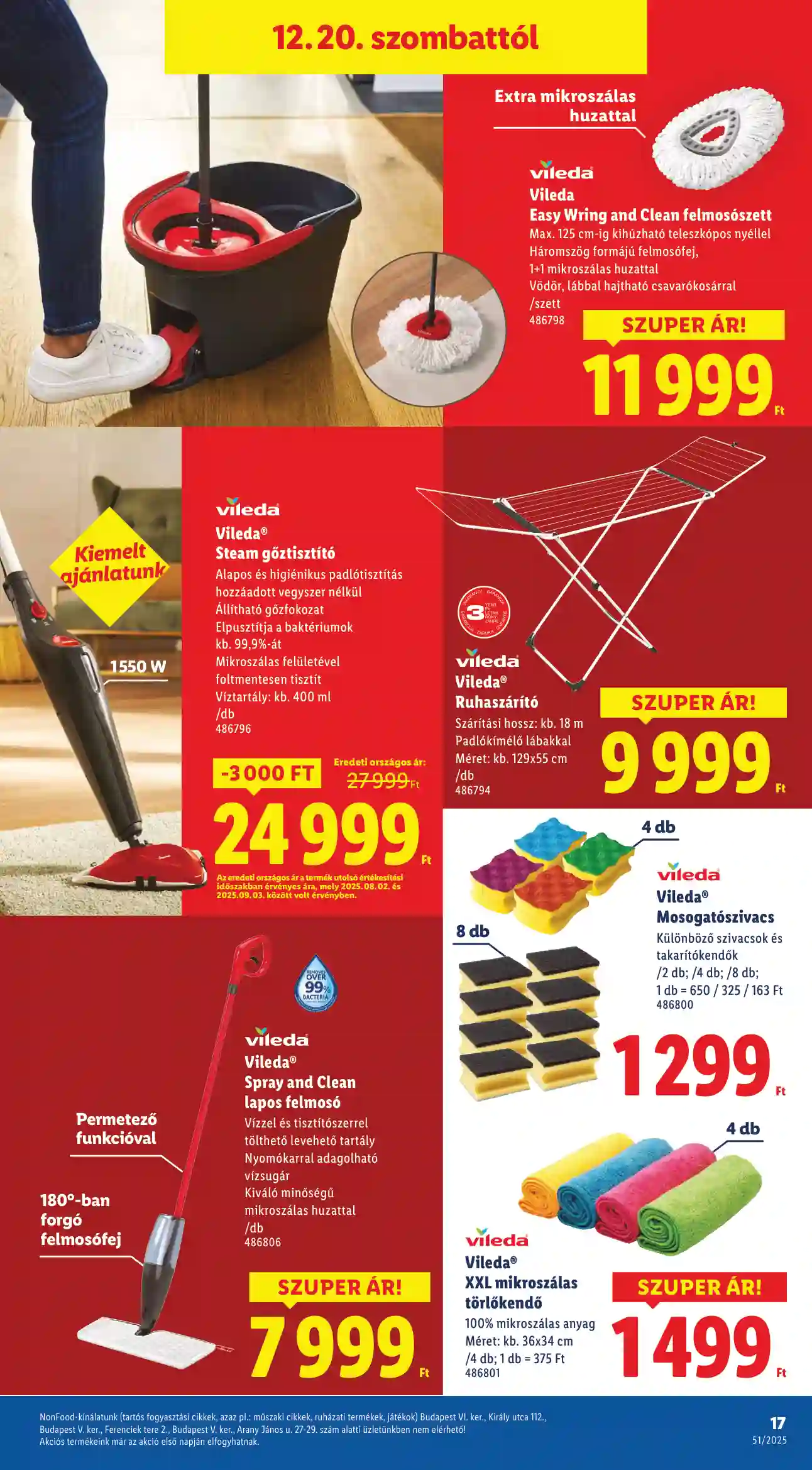 Lidl akciós újság 51. hét (Érvényes 12.18-tól) (9 oldal)