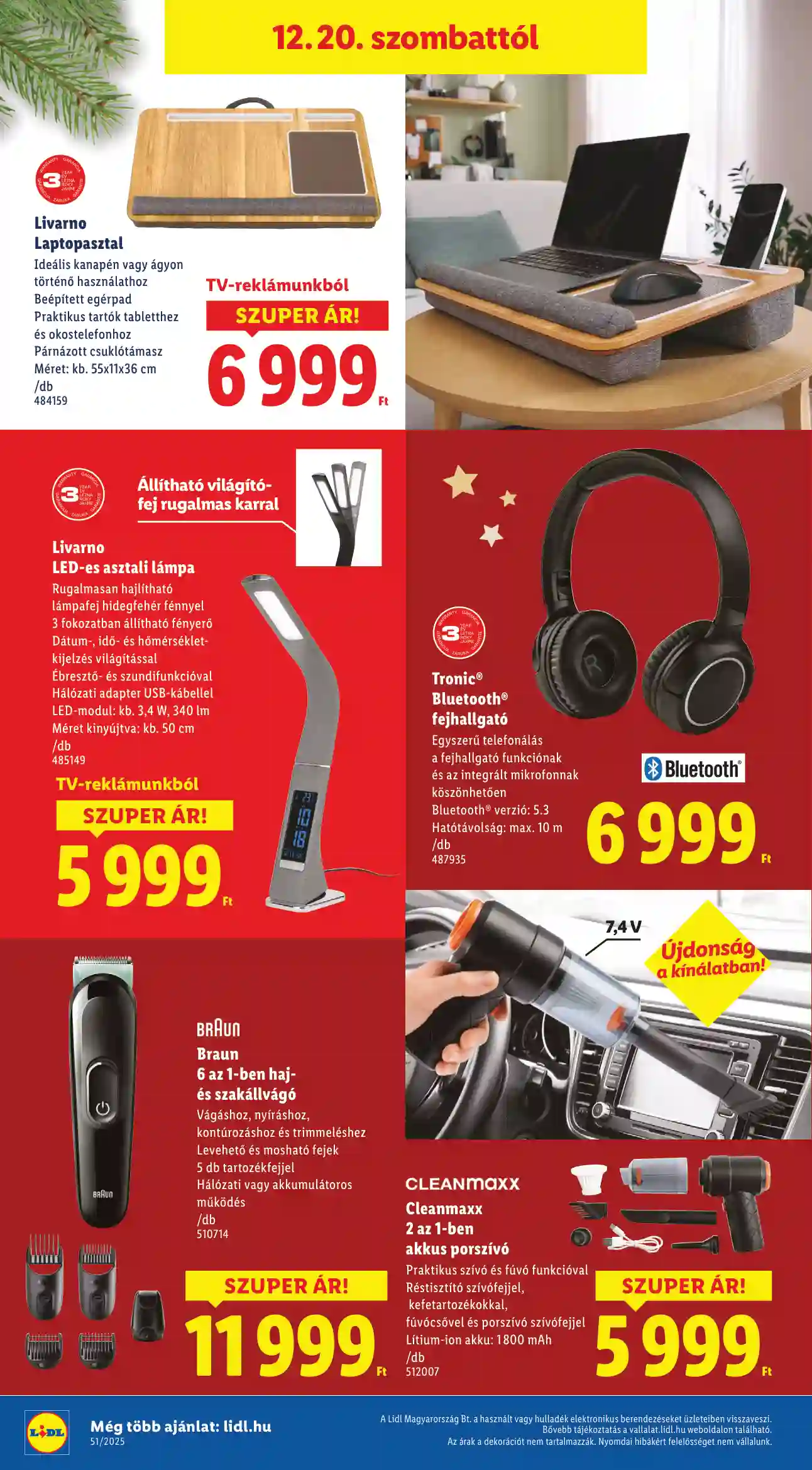 Lidl akciós újság 51. hét (Érvényes 12.18-tól) (10 oldal)