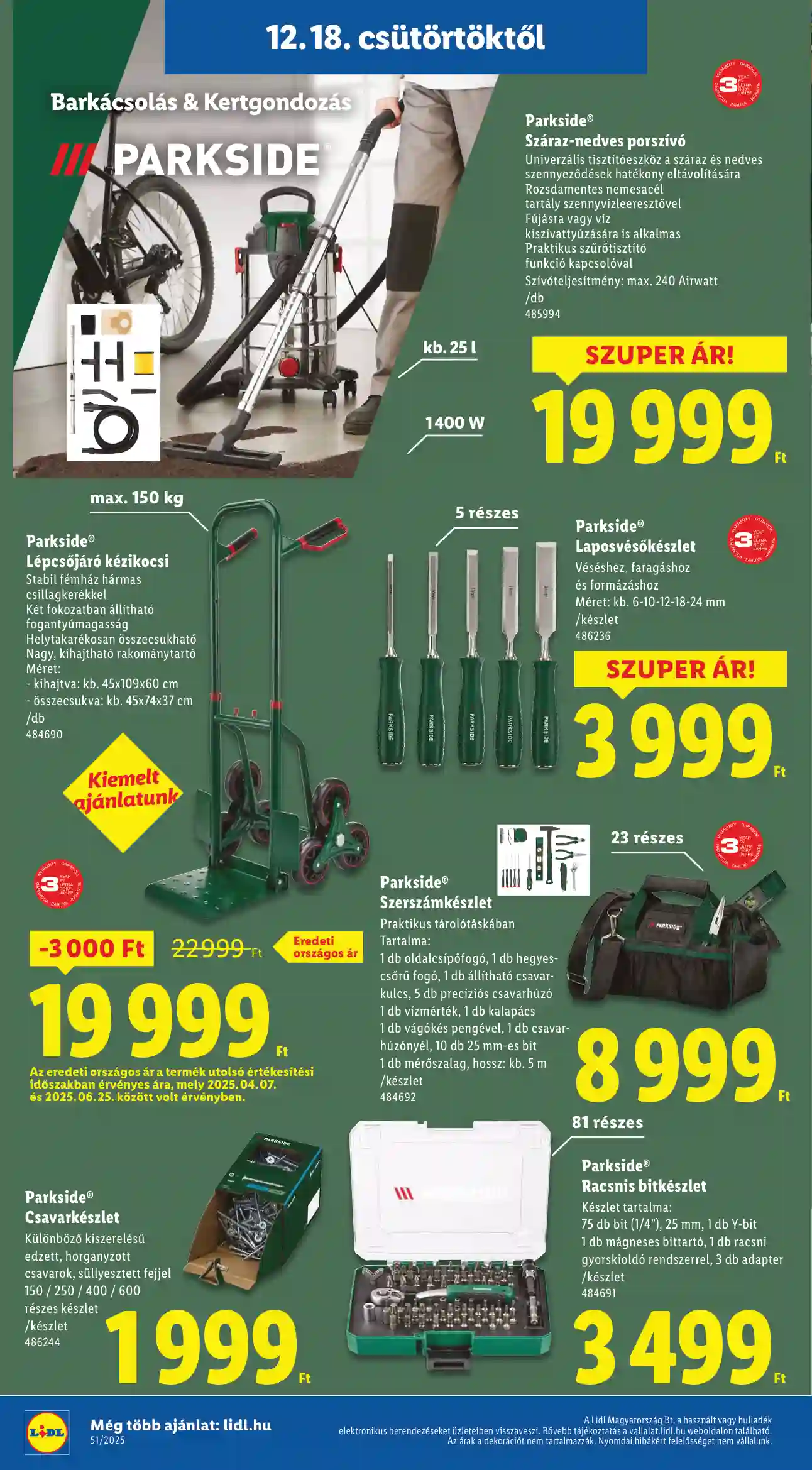 Lidl akciós újság 51. hét (Érvényes 12.18-tól) (14 oldal)