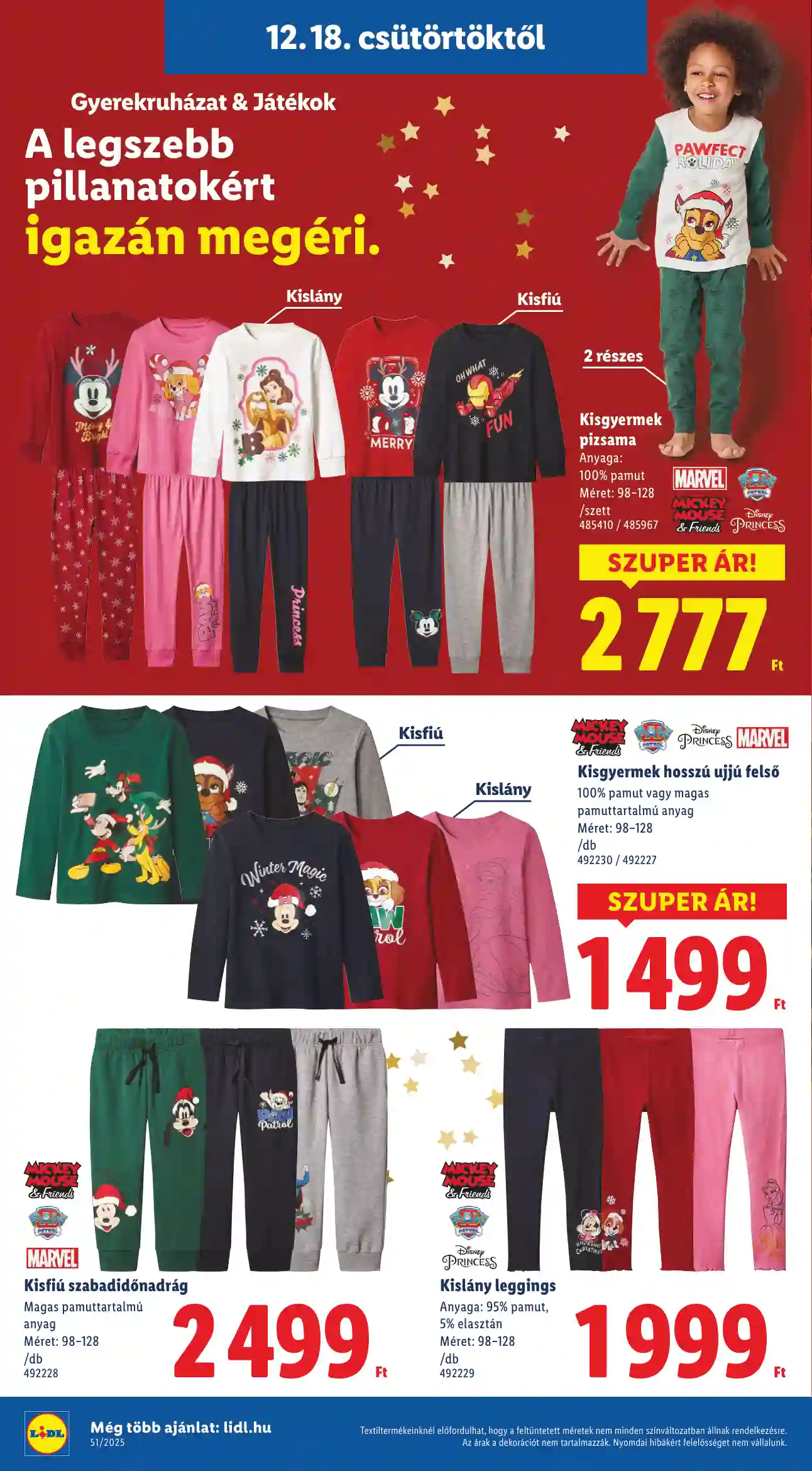 Lidl akciós újság 51. hét (Érvényes 12.18-tól) (18 oldal)