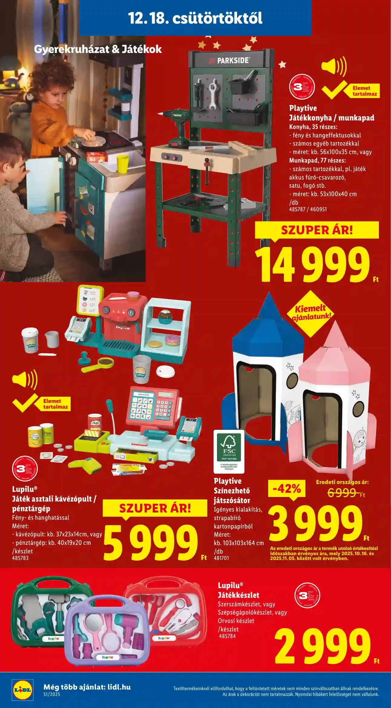 Lidl akciós újság 51. hét (Érvényes 12.18-tól) (20 oldal)