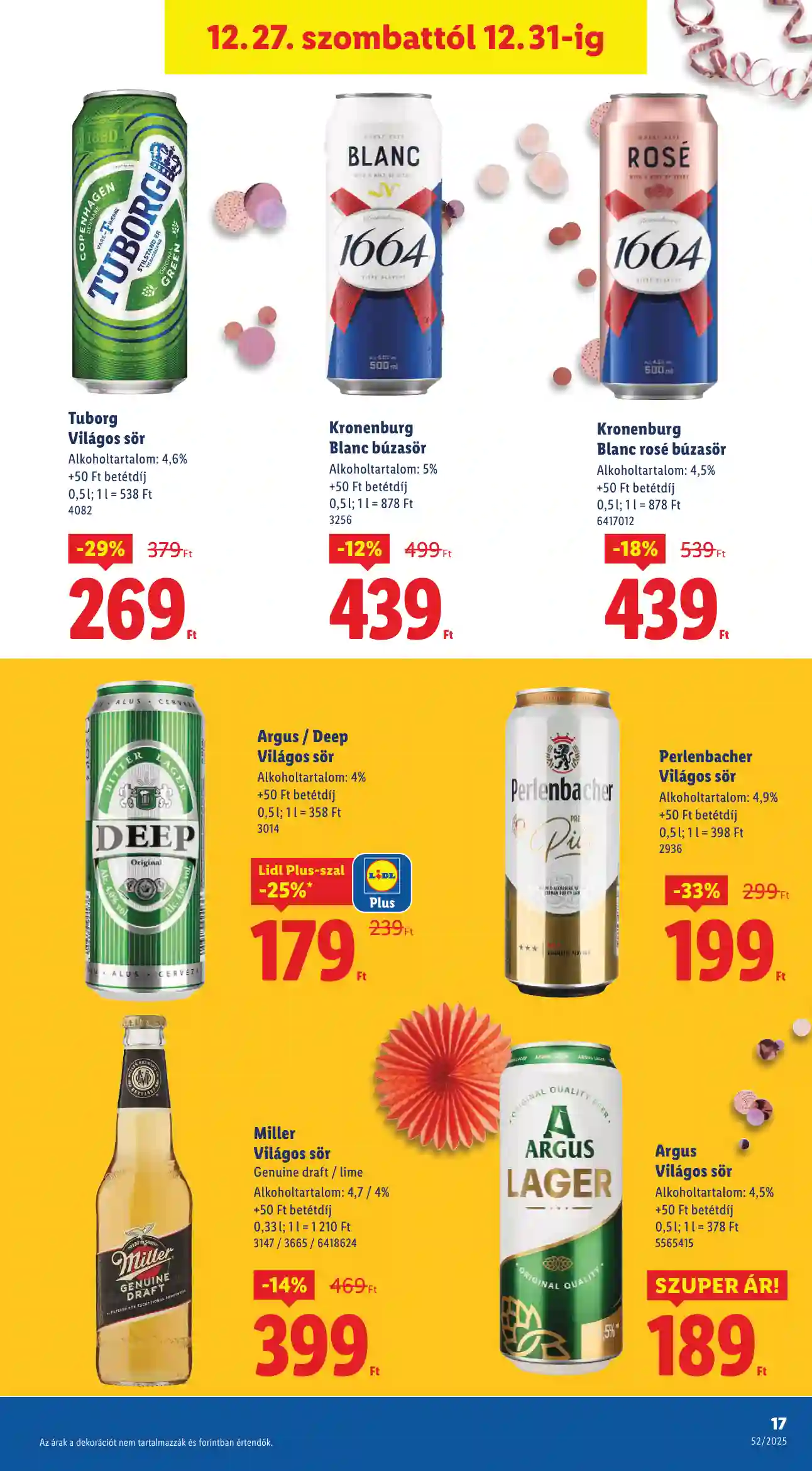 Lidl akciós újság 52. hét (Érvényes 12.27-től) (9 oldal)